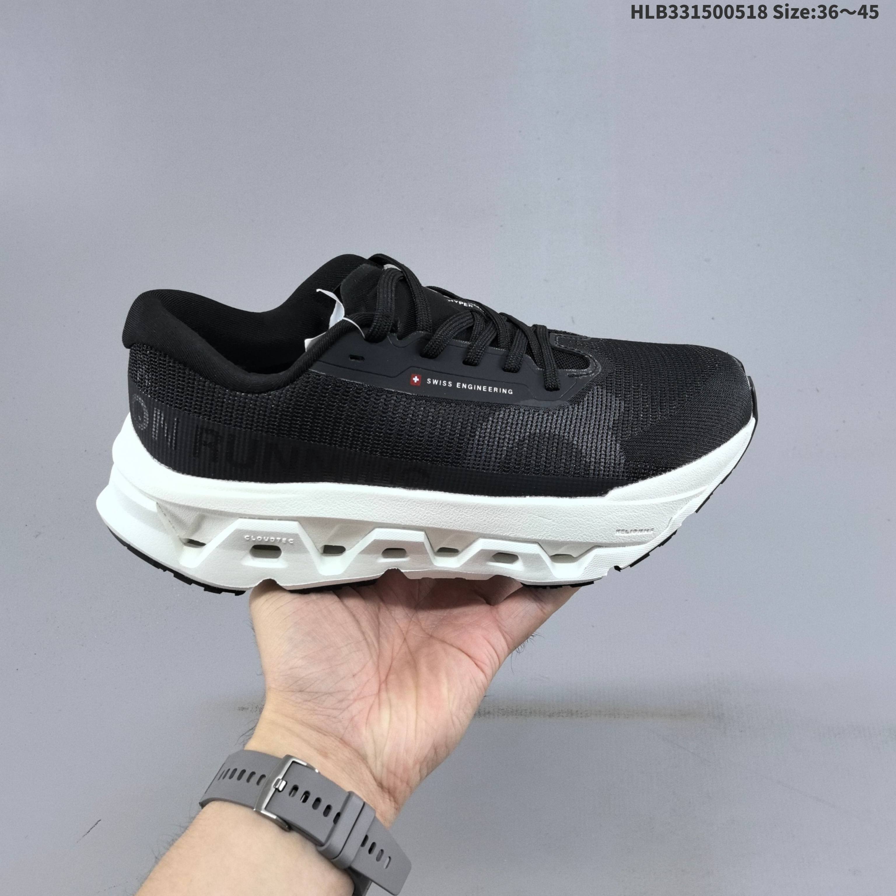 On Cloudmonster 3 Hyper Black White EU 36-45 Running Shoe Running Sneakers Unisex BS-69547