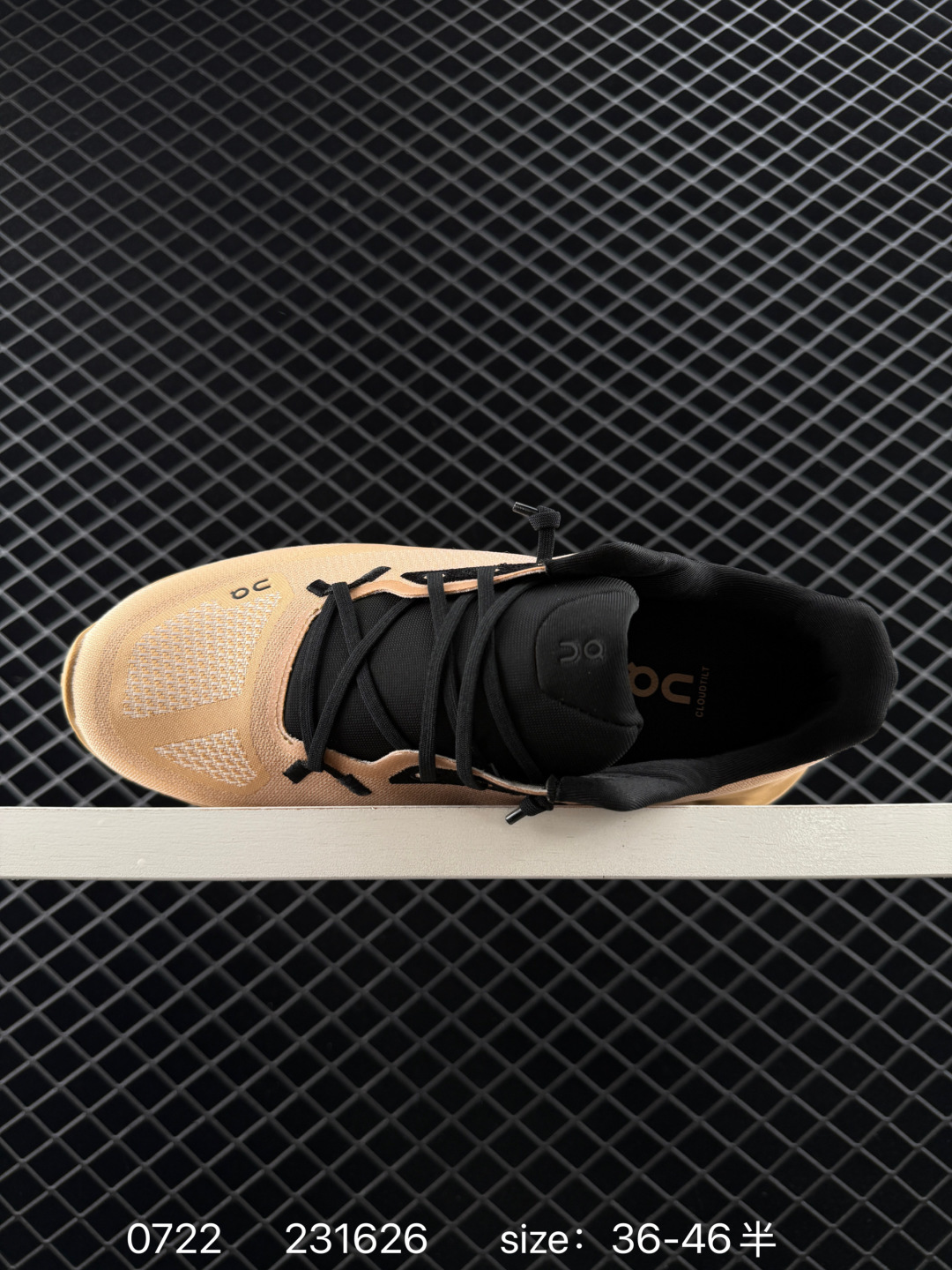 On Running Cloudtilt Sand Beige Black EU 36-46 Running Shoe Running Sneakers - Unisex BS-85523