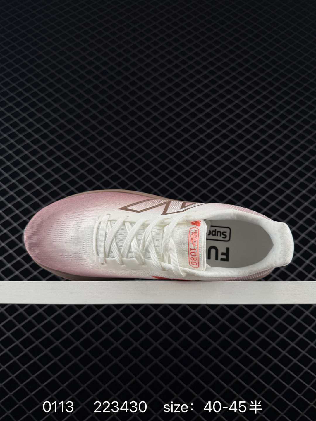 New Balance Fresh Foam X 1080 White Pink Brown Red EU 40-45 Running Shoe Men s BS-82398
