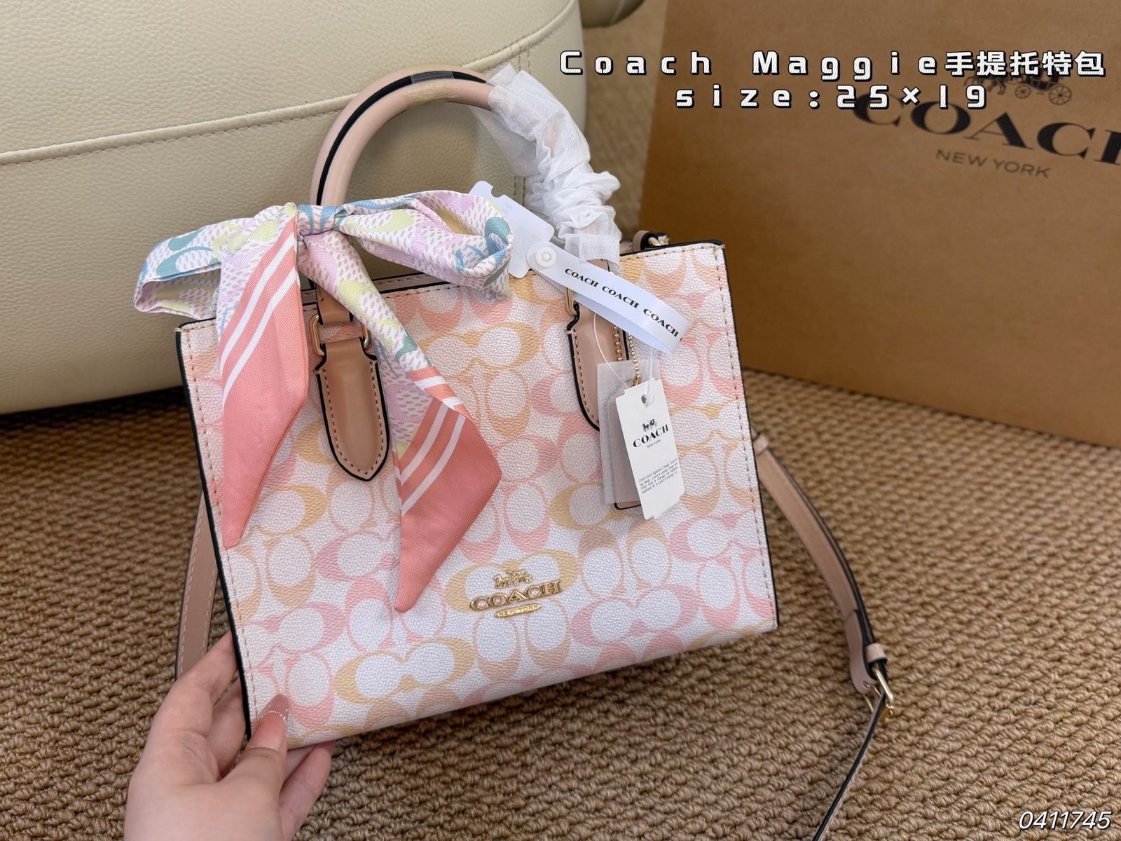 COACH bag airplane box)