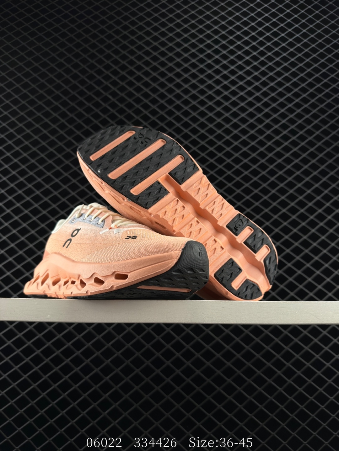 On Running Cloudtilt Peach Orange White Black EU 36-45 Running Shoe Running Sneakers - Unisex BS-85548