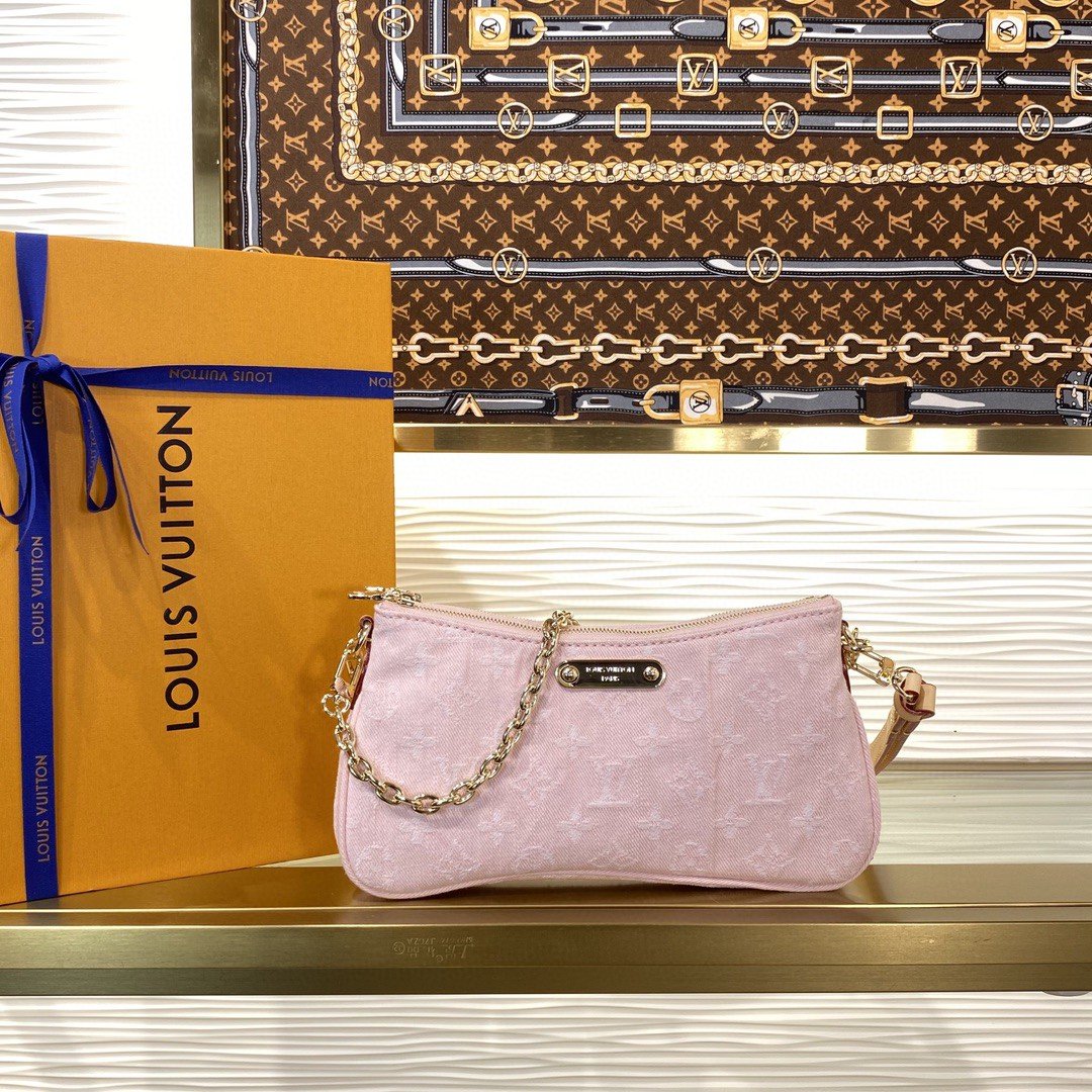 LV bag 845 M14159 | Liv Pochette Monogram Denim