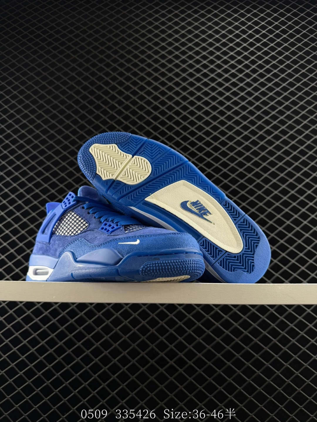 Air Jordan 4 Retro AIR JORDAN/ 4 AJ4 Air Jordan 4 Jumpman Logo — AAA Quality Replica
