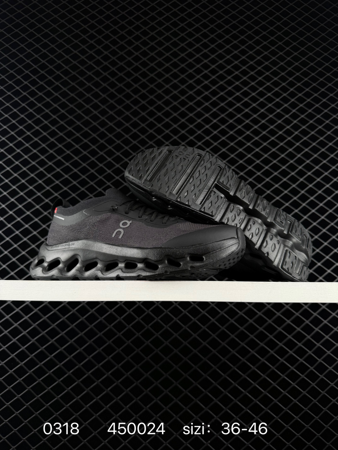 On Running Cloudswift Helion Triple Black Dark Grey EU 36-46 Running Shoe Running Sneakers - Unisex BS-85392