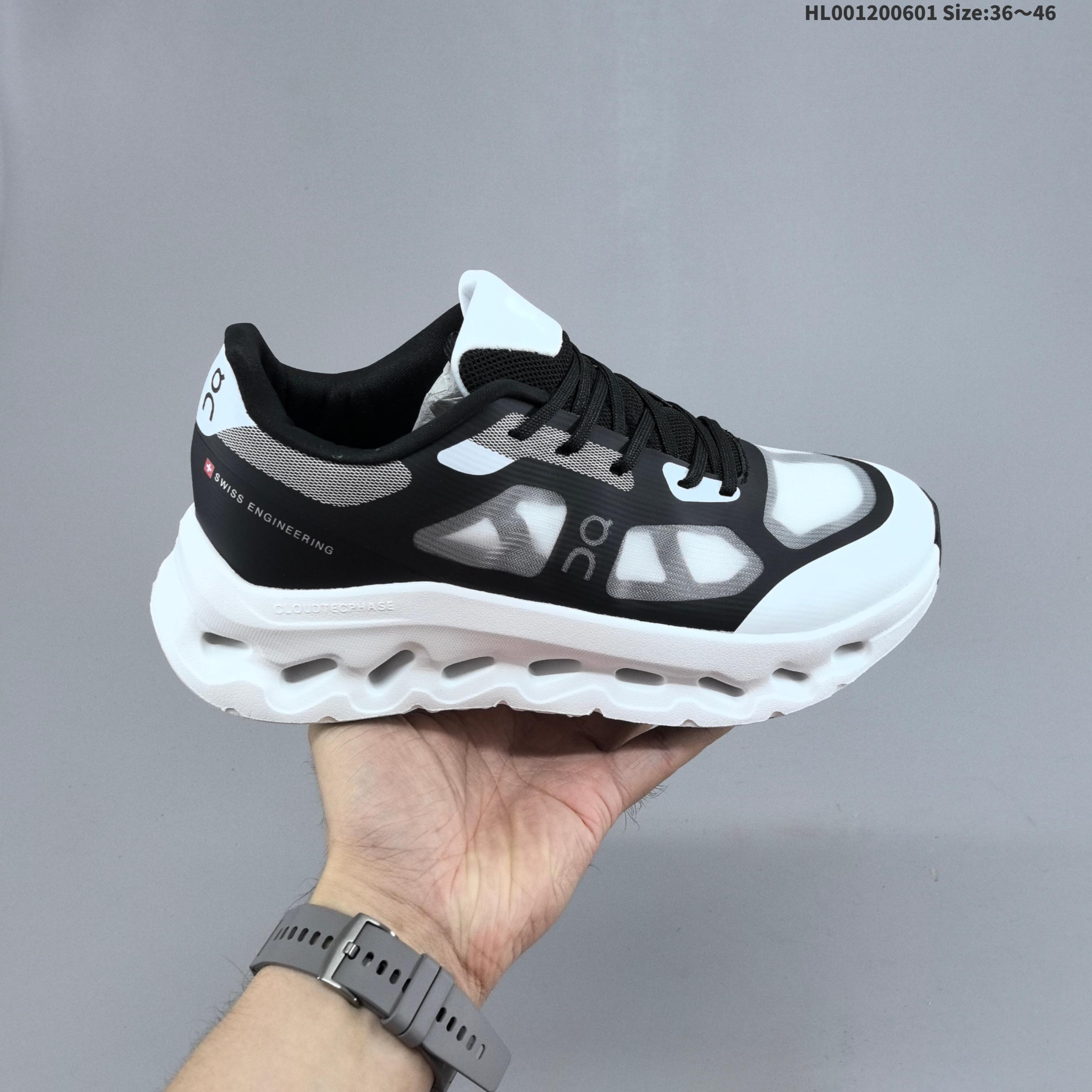 On Cloudtilt Black White Grey EU 36-46 Running Shoe Running Sneakers - Unisex BS-69505