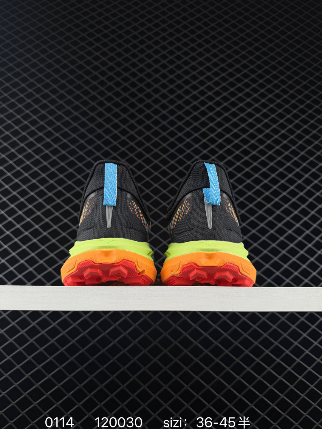 HOKA ONE ONE Mafate Speed 4 Black Lime Green Orange Red Blue EU 36-45 Trail Shoe Trail Running Sneakers - Unisex BS-86322