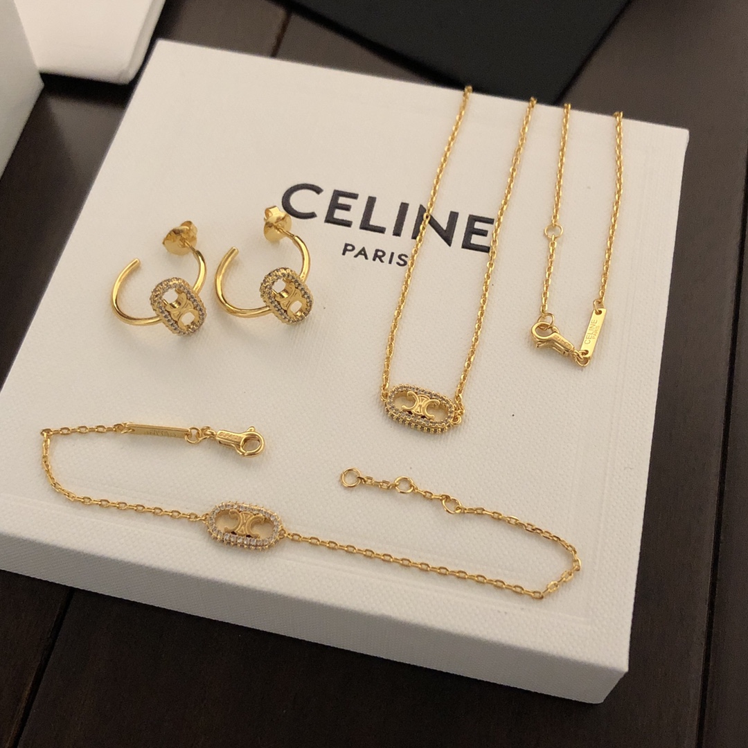 Celine Jewelry Z 4w+ CNC Logo Celine. 053076 053064 053060 — Premium Replica