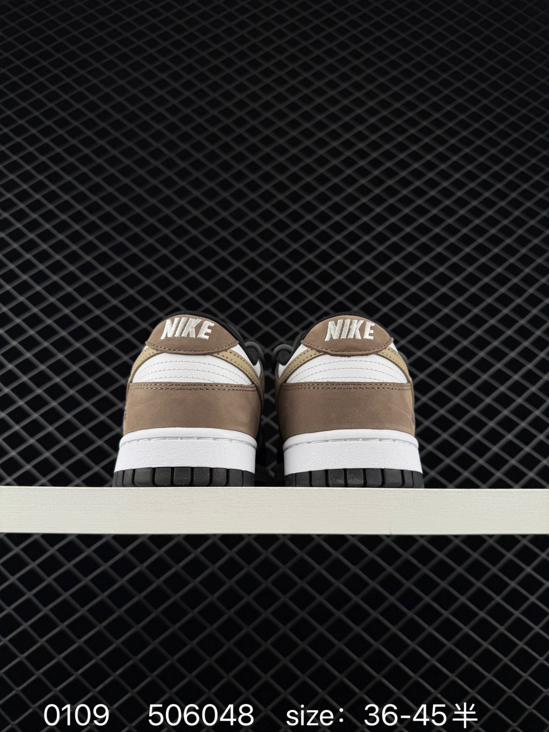 Nike Dunk Low Black White Brown Tan 36-45 Lifestyle Unisex BS-73237
