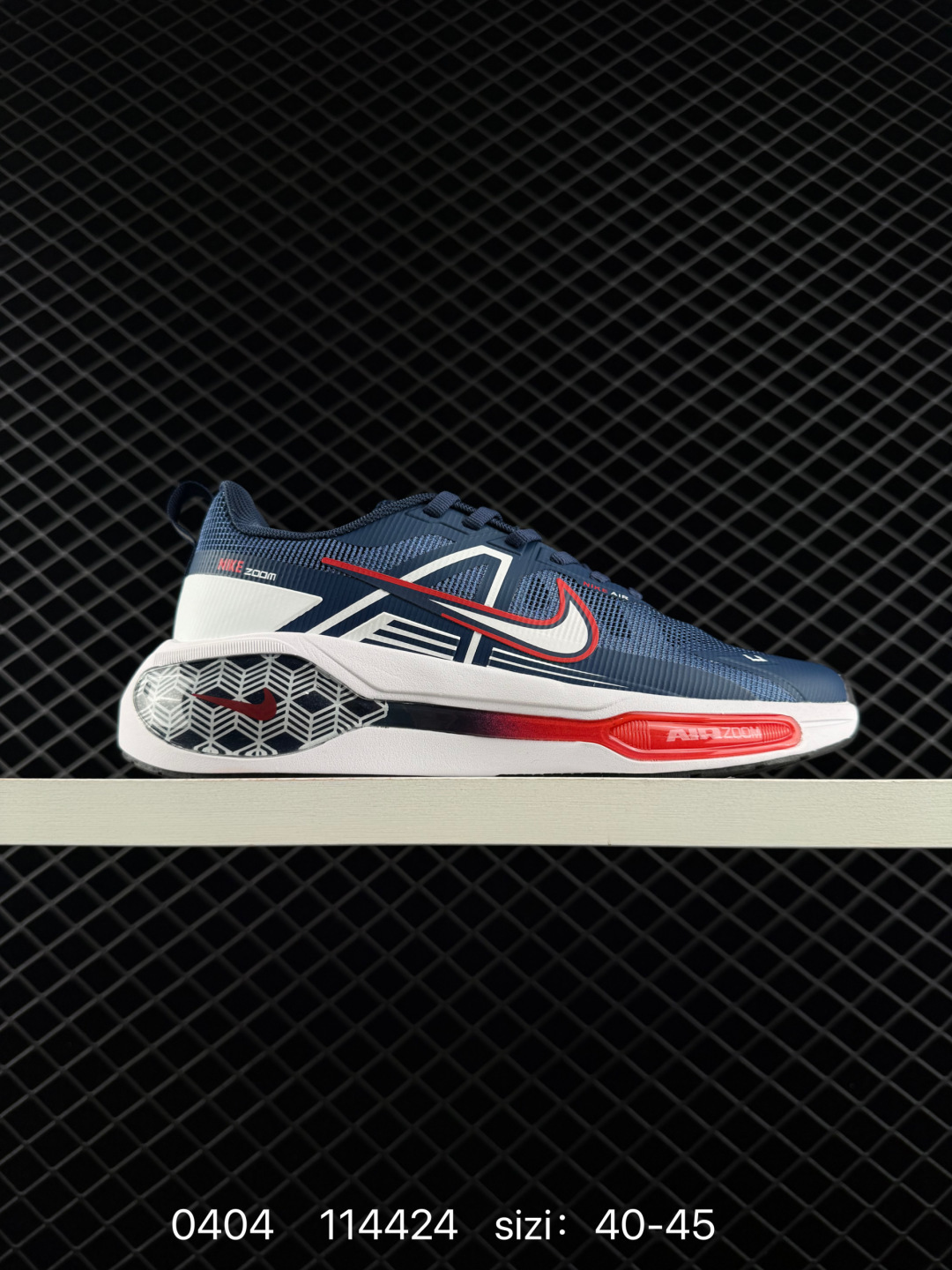 Nike Air Zoom Winflo V2 Navy White Red EU 40-45 Running Men s BS-72273
