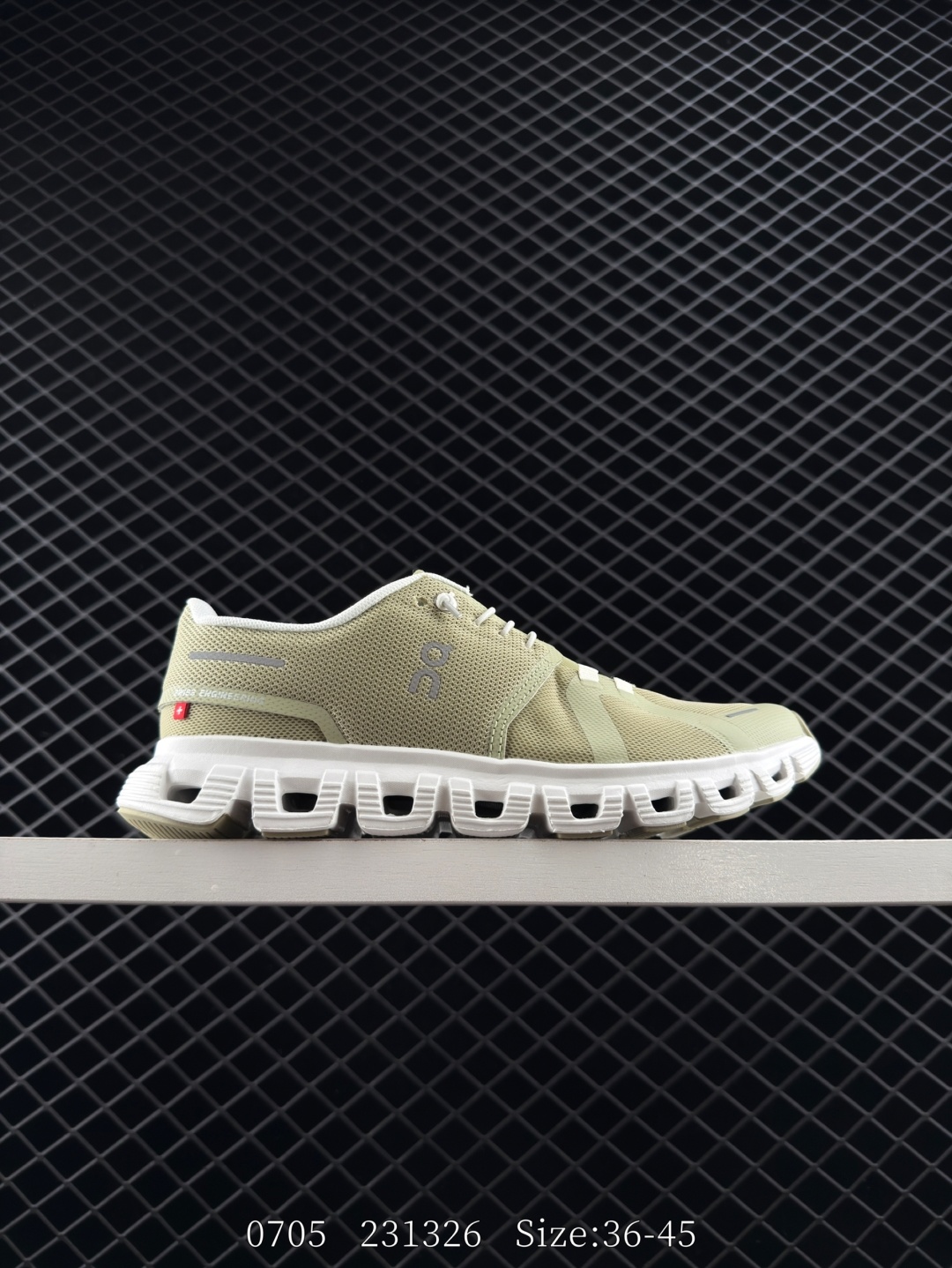 On Cloud 6 Pale Sage White EU 36-45 Running Shoe Running Sneakers - Unisex BS-85536