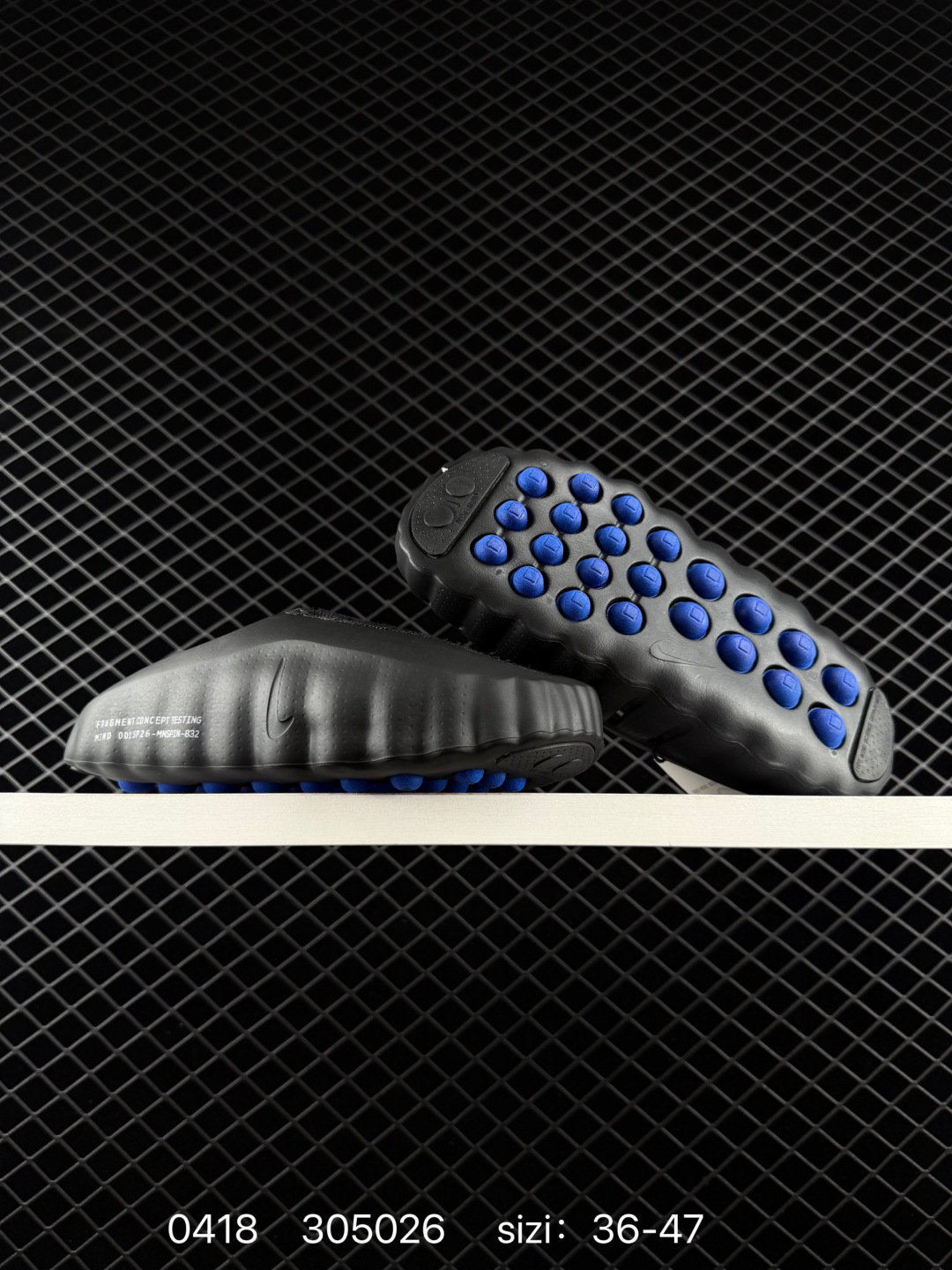 Nike Mind 001 Fragment Black With Blue Outsole Pods EU 36-47 Lifestyle Unisex BS-72017