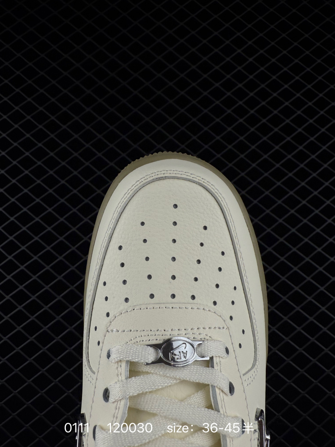 Nike Air Force 1 07 Low Cream White With Brown Swoosh And Olive Sole 36-45 Lifestyle Unisex BS-73195