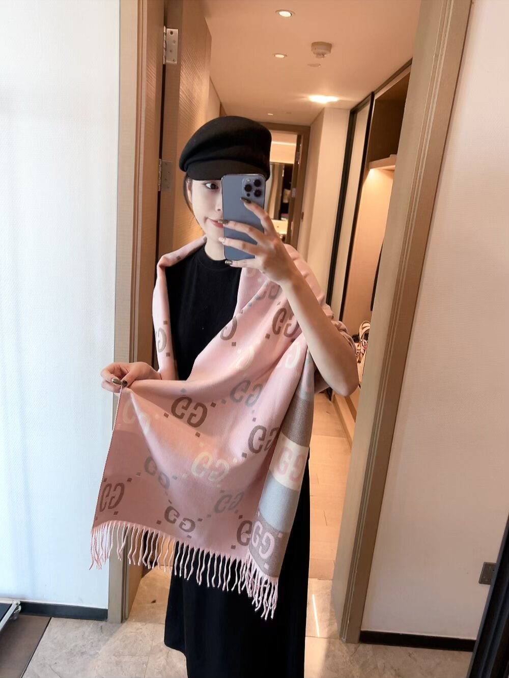 gucci scarf GUCCI G GG Gucci Series GG 100% 60*200 — 1:1 Replica