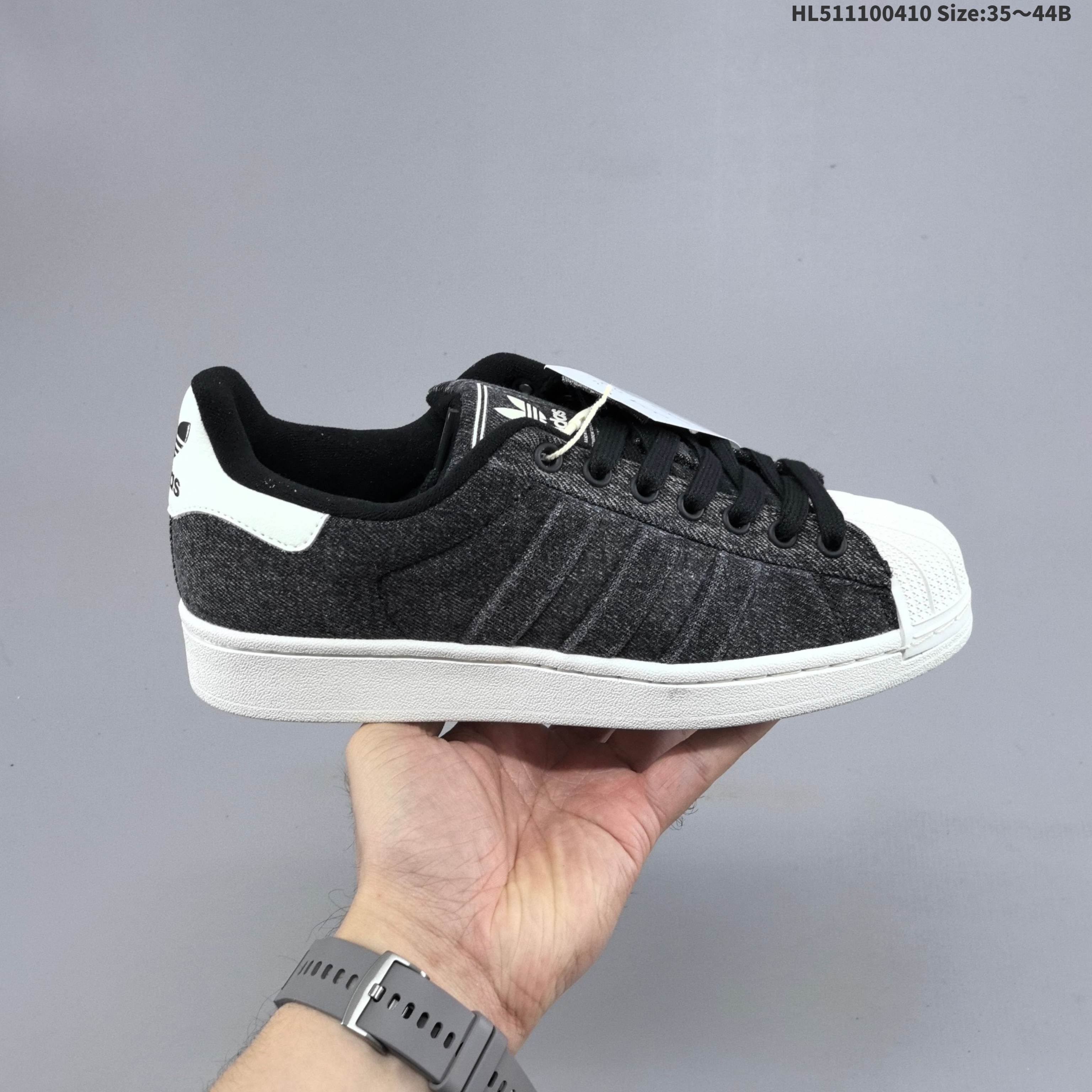 adidas Originals Superstars White Red Laceless” 35 36 36²/₃ 37¹/₃ — 1:1 Replica