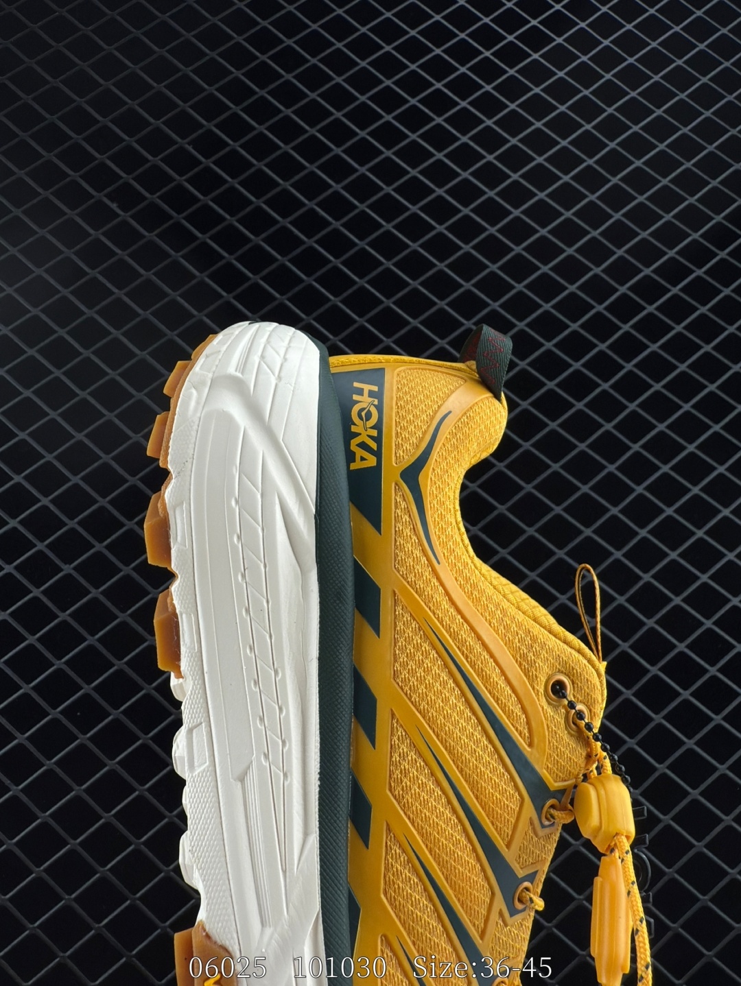 HOKA ONE ONE Mafate Speed Three 2 Yellow Dark Green White Gum Brown EU 36-45 Trail Shoe Trail Running Sneakers - Unisex BS-86585