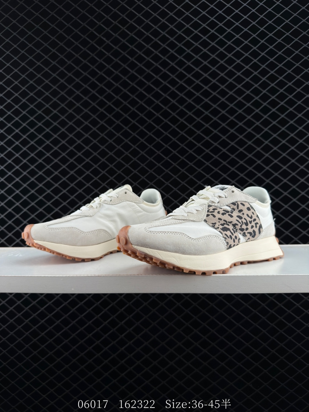 New Balance 327 Off White Beige Leopard Gum Brown EU 36-45 Sneaker Unisex BS-83289