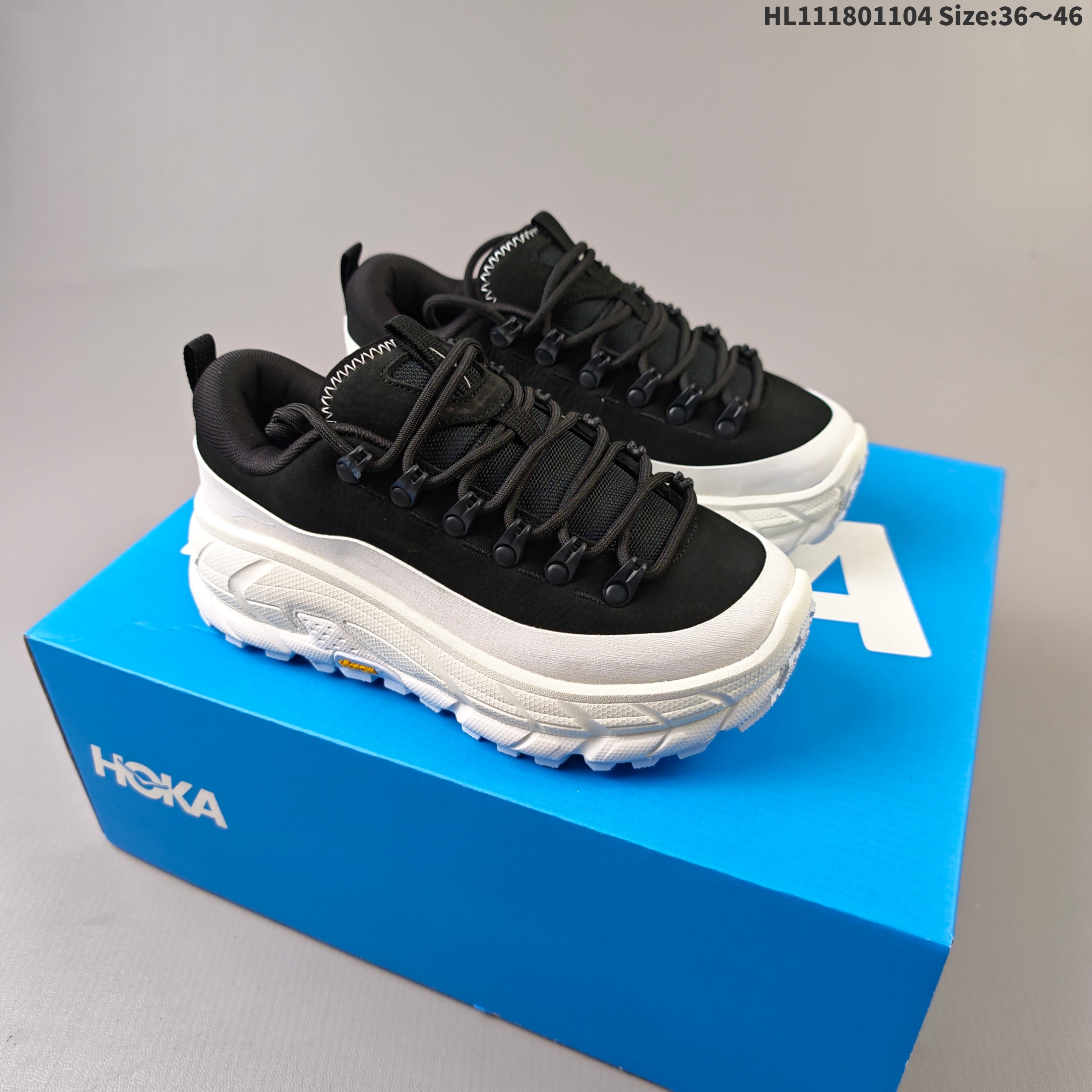 HOKA ONE ONE Tor Summit TP Black White EU 36-46 Trail Shoe Trail Running Sneakers - Unisex BS-69483