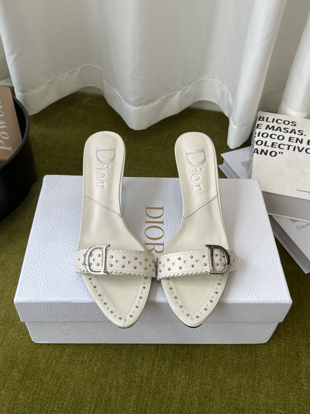 Dior women's shoes Dior 2026 CD logo + / 8.5cm 34-42 34 41 42 — Premium Replica