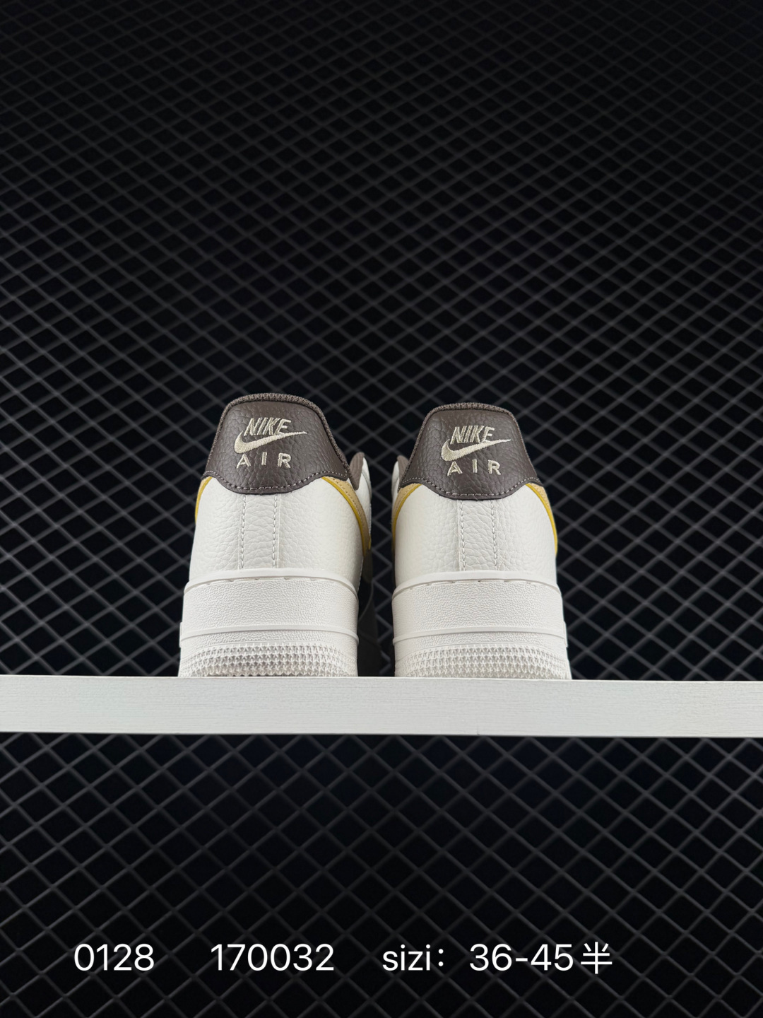 Nike Air Force 1 07 LV8 White Brown With Yellow Accents EU 36-45 Lifestyle Unisex BS-72899