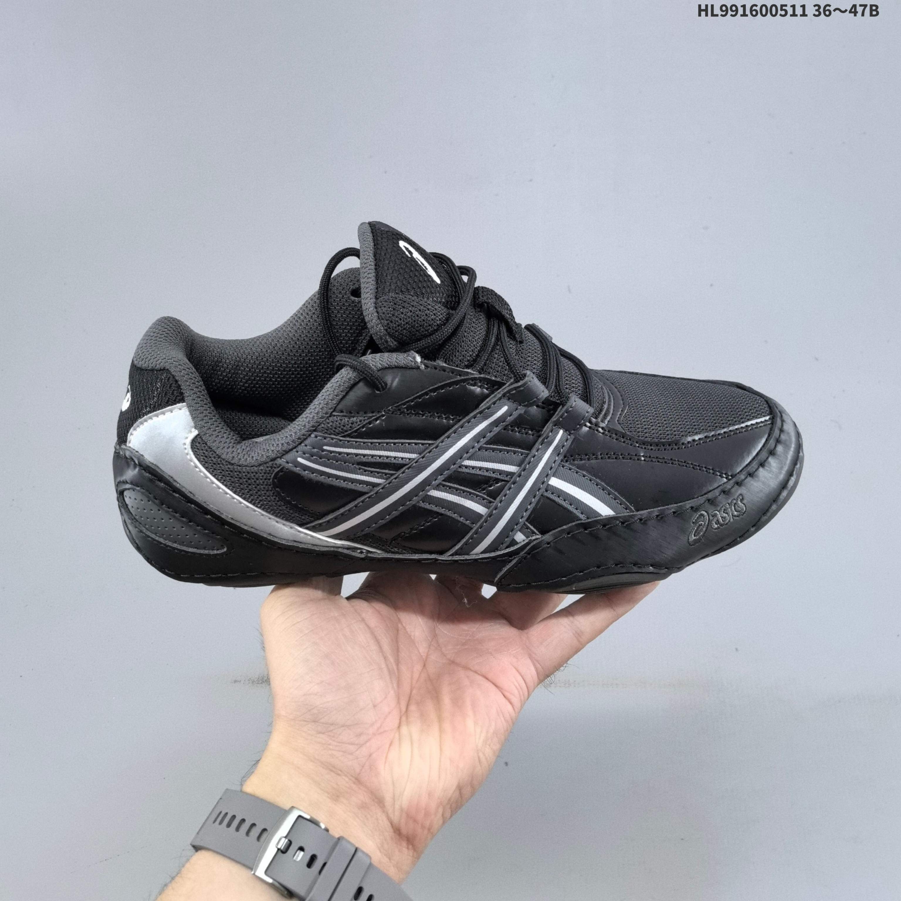ASICS HYPERSYNC Black Silver Grey 36-47 Training Shoe Training Sneakers - Unisex BS-68848