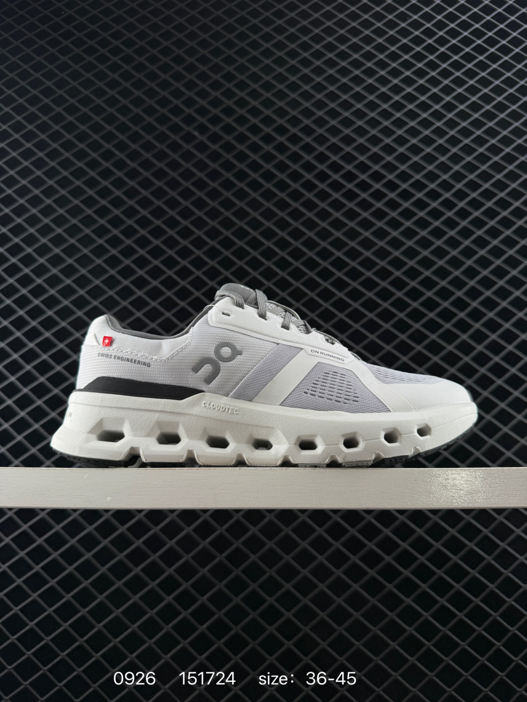 On Cloudrunner 2 White Grey Black Orange EU 36-45 Running Shoe Running Sneakers - Unisex BS-85490