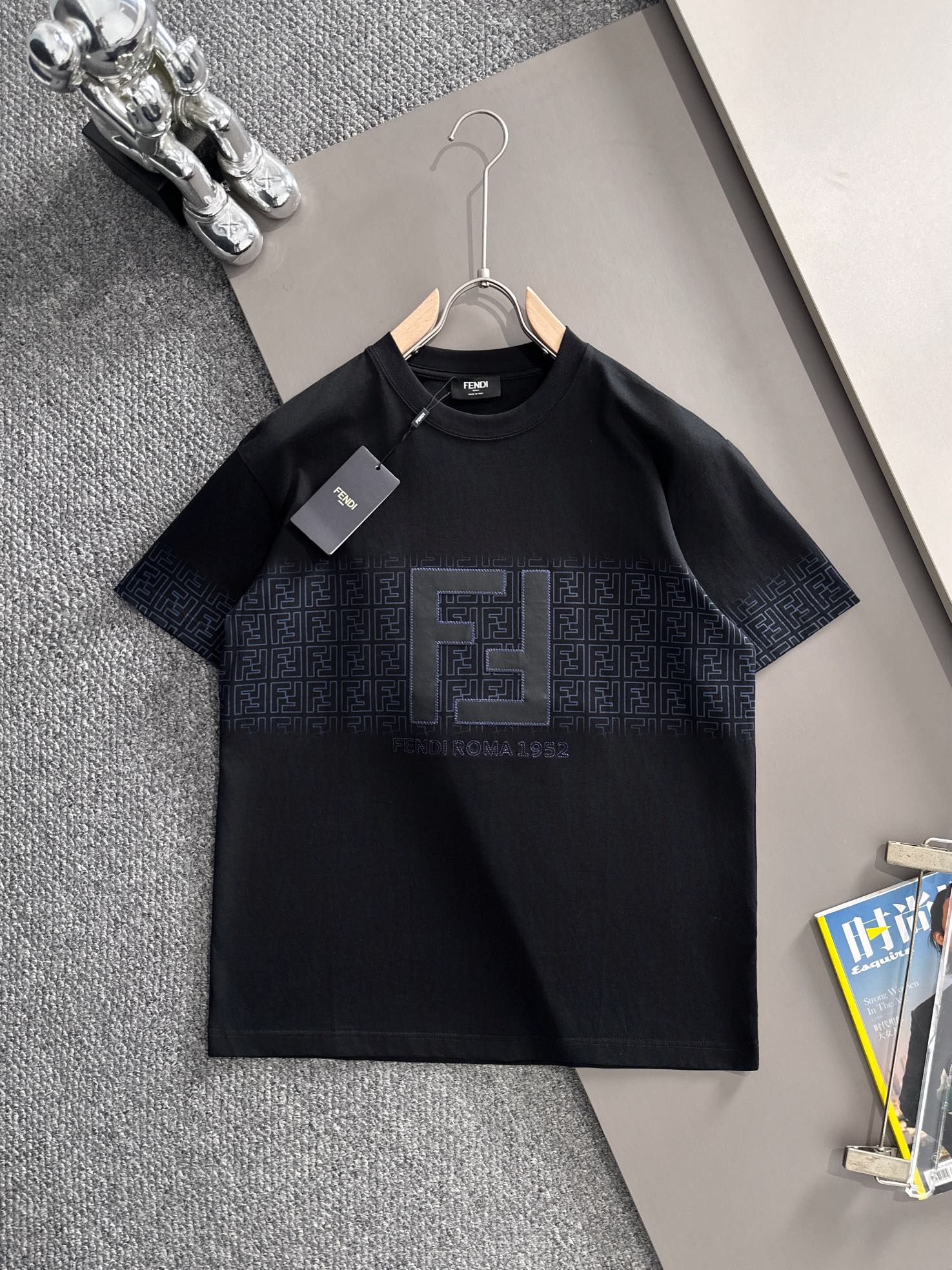 Fendi men FENDI 2026 New F logo t — 1:1 Replica For Sale