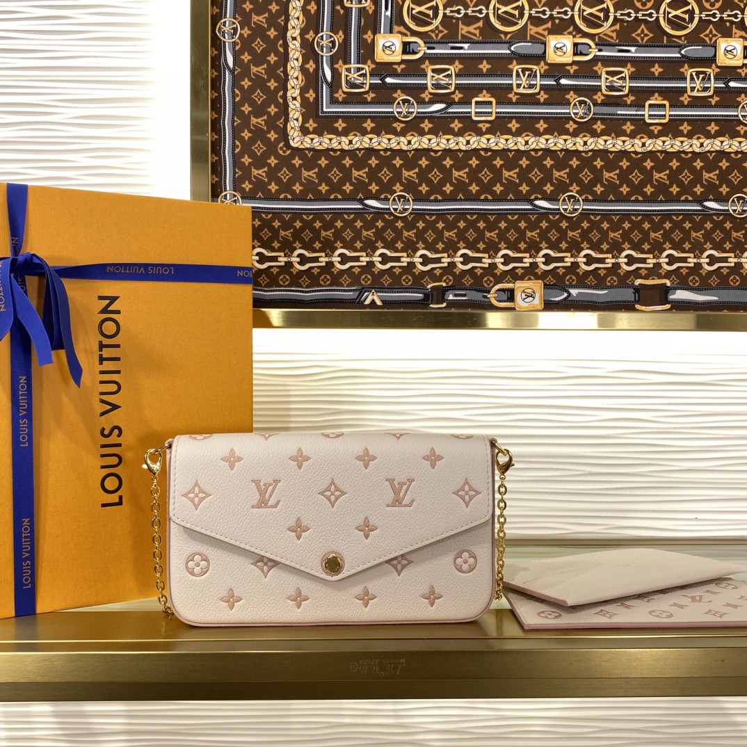 LV bag 848 m64064 15968 Pochette Félicie Monogram Empreinte — Premium Replica