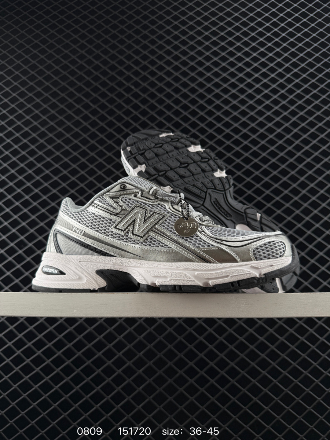 New Balance 740 U740WN2 Silver Grey White Black EU 36-45 Running Shoe Running Sneakers - Unisex BS-82986