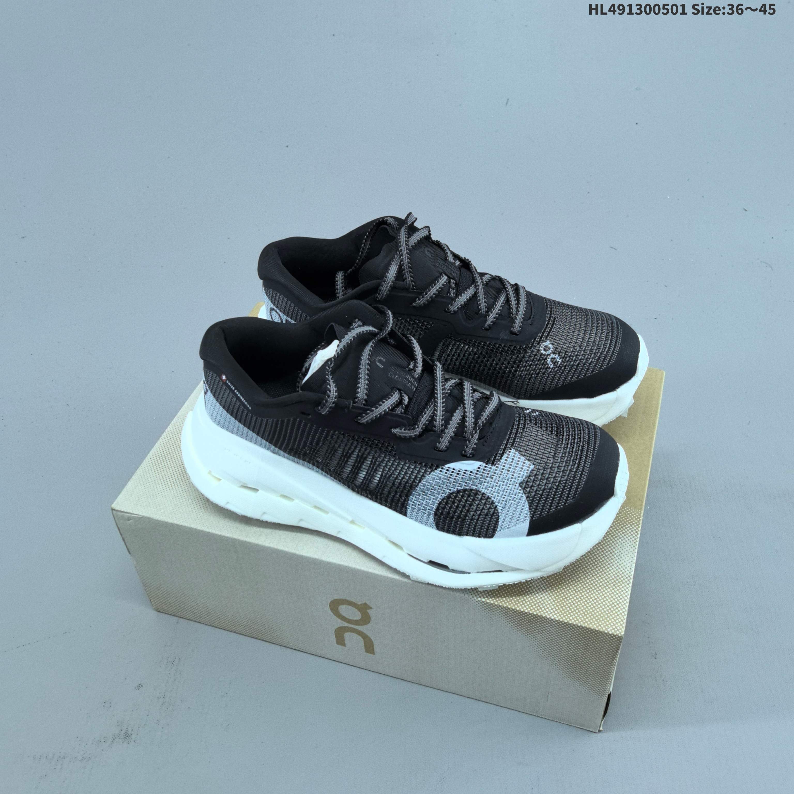 On Cloudultra Pro Black White Beige Blue EU 36-45 Running Shoe Running Sneakers - Unisex BS-69581