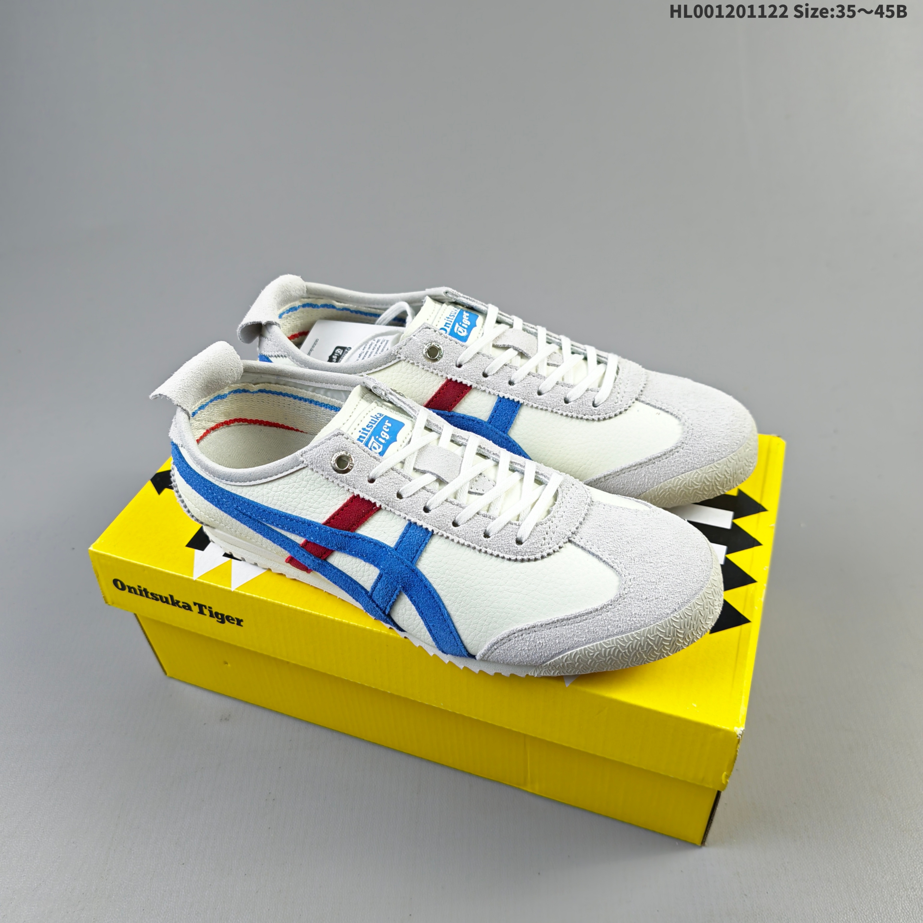 Onitsuka Tiger Mexico 66 SD White Silver Blue Red EU 35-45 Sneaker Casual Sneakers Unisex BS-69249