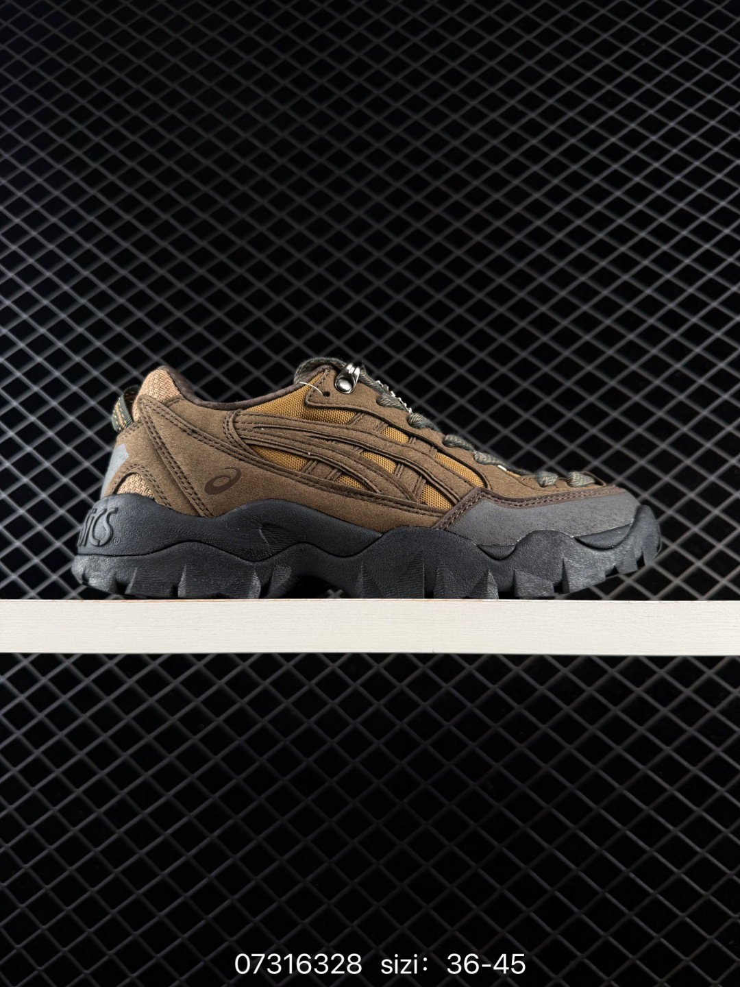 ASICS GEL-KAYANO 20 Brown Tan Black Gray EU 36-45 Trail Shoe Trail Running Sneakers - Unisex BS-81664