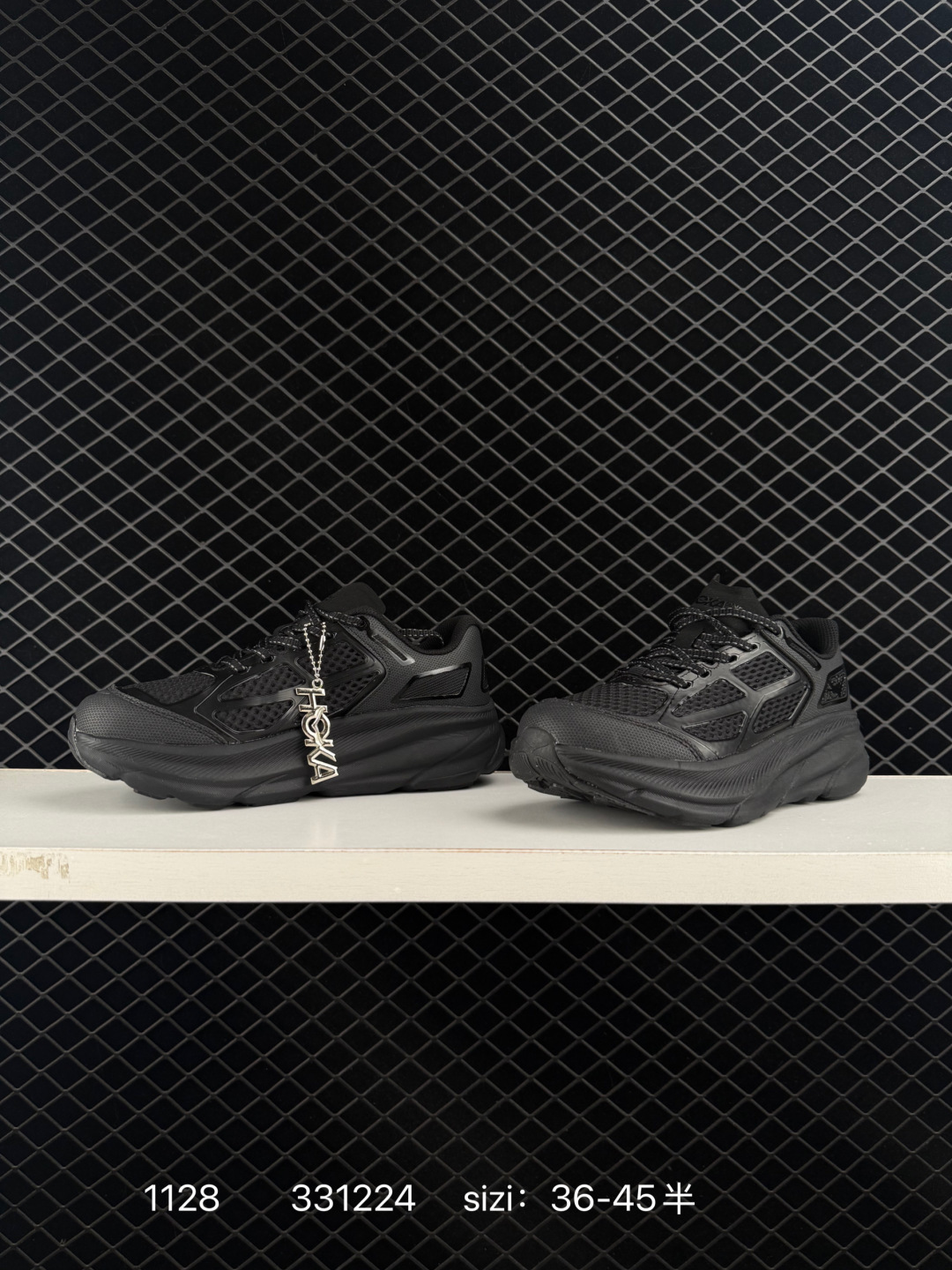 HOKA ONE ONE Clifton One9 Triple Black EU 36-45 Running Shoe Running Sneakers - Unisex BS-86369