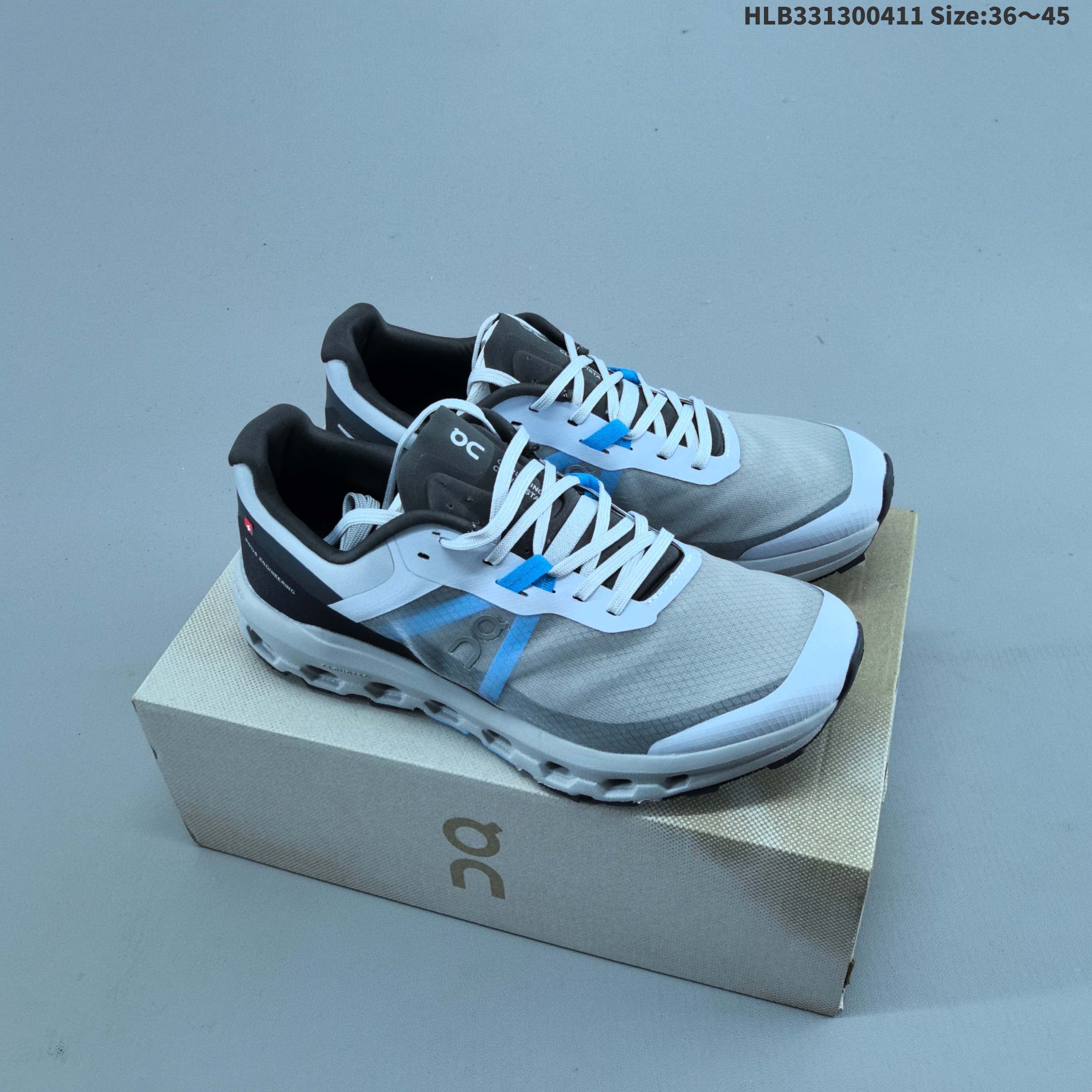 On Running Cloudvista 2 Waterproof Grey White Black Blue EU 36-45 Trail Shoe Trail Running Sneakers - Unisex BS-69624