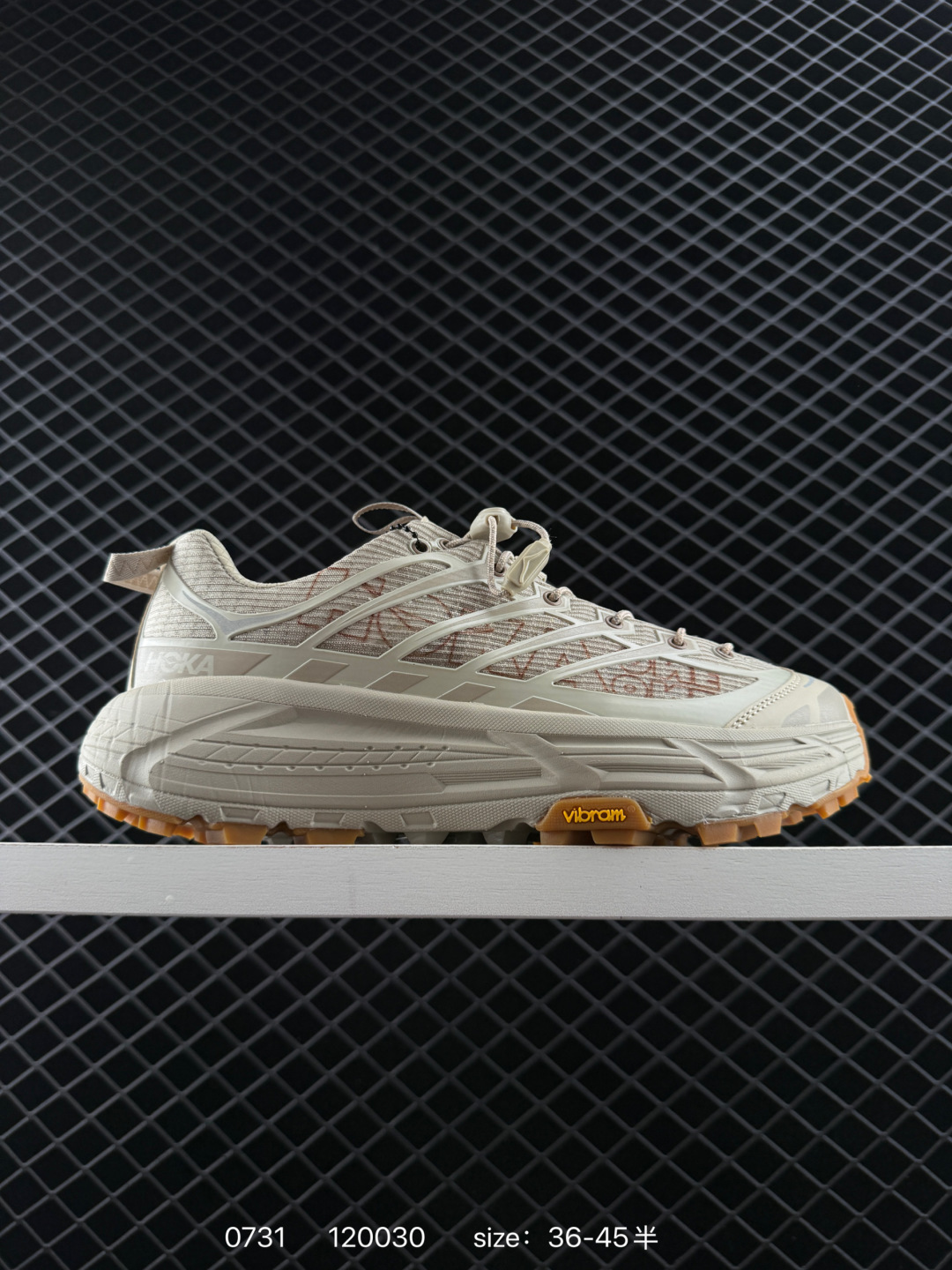 HOKA ONE ONE Mafate Speed 2 Beige Light Brown Gum EU 36-45 Trail Shoe Trail Running Sneakers - Unisex BS-86521