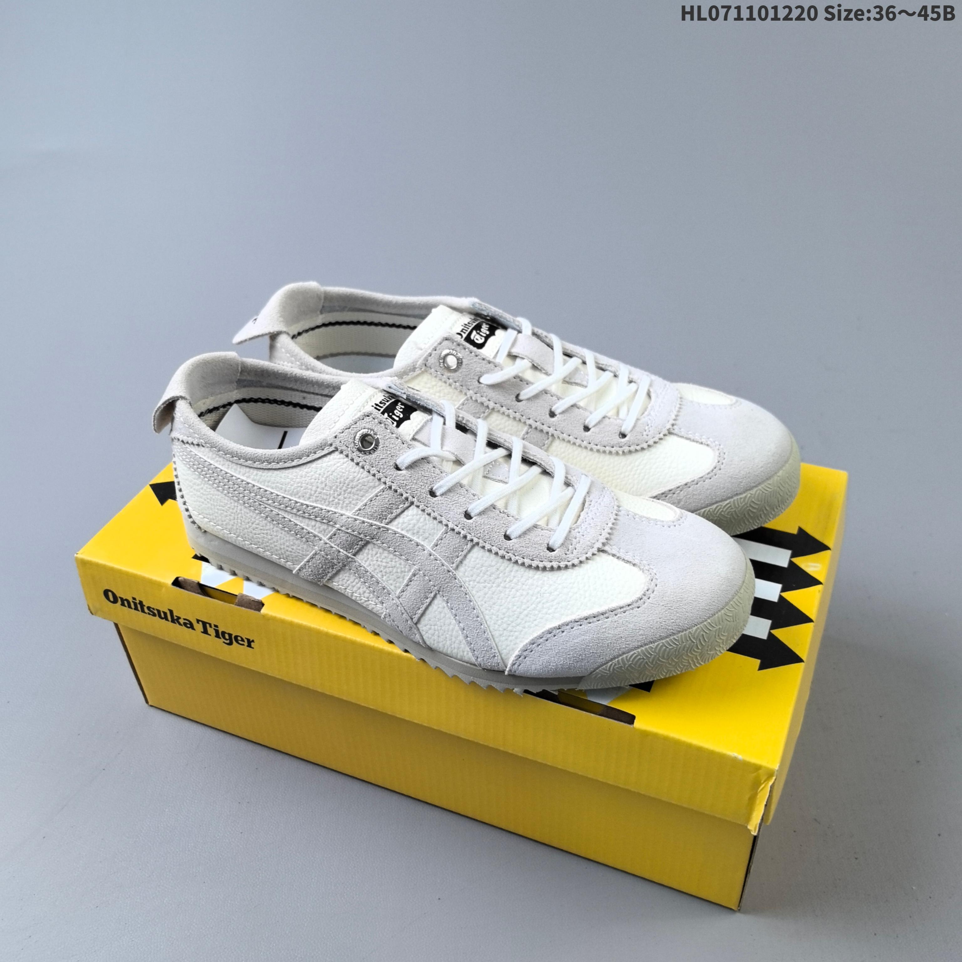 Onitsuka Tiger Mexico 66 SD Cream White Light Gray EU 36-45 Sneaker Casual Sneakers - Unisex BS-69136