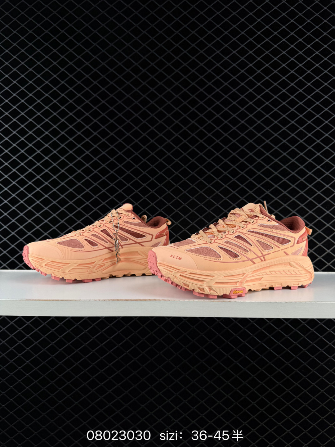 HOKA ONE ONE Mafate Speed 2 Peach Terracotta Pink EU 36-45 Trail Shoe Trail Running Sneakers - Unisex BS-86132