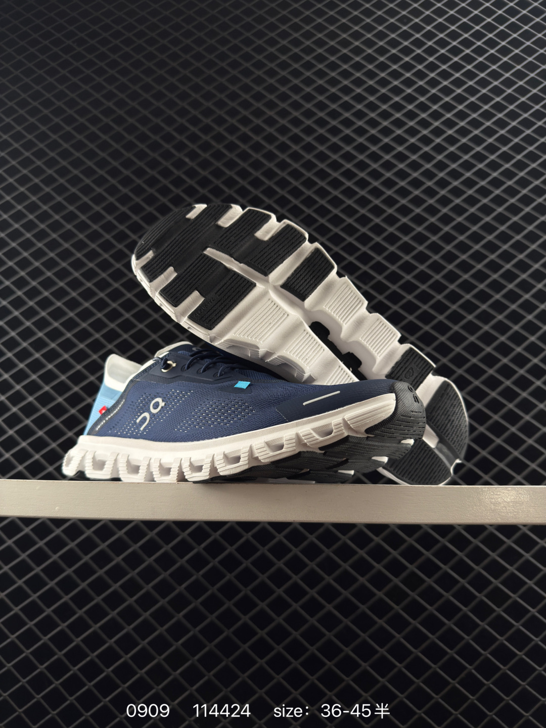 On Running Cloud 6 Coast Navy White Light Blue Black EU 36-45 Running Shoe Running Sneakers - Unisex BS-85500