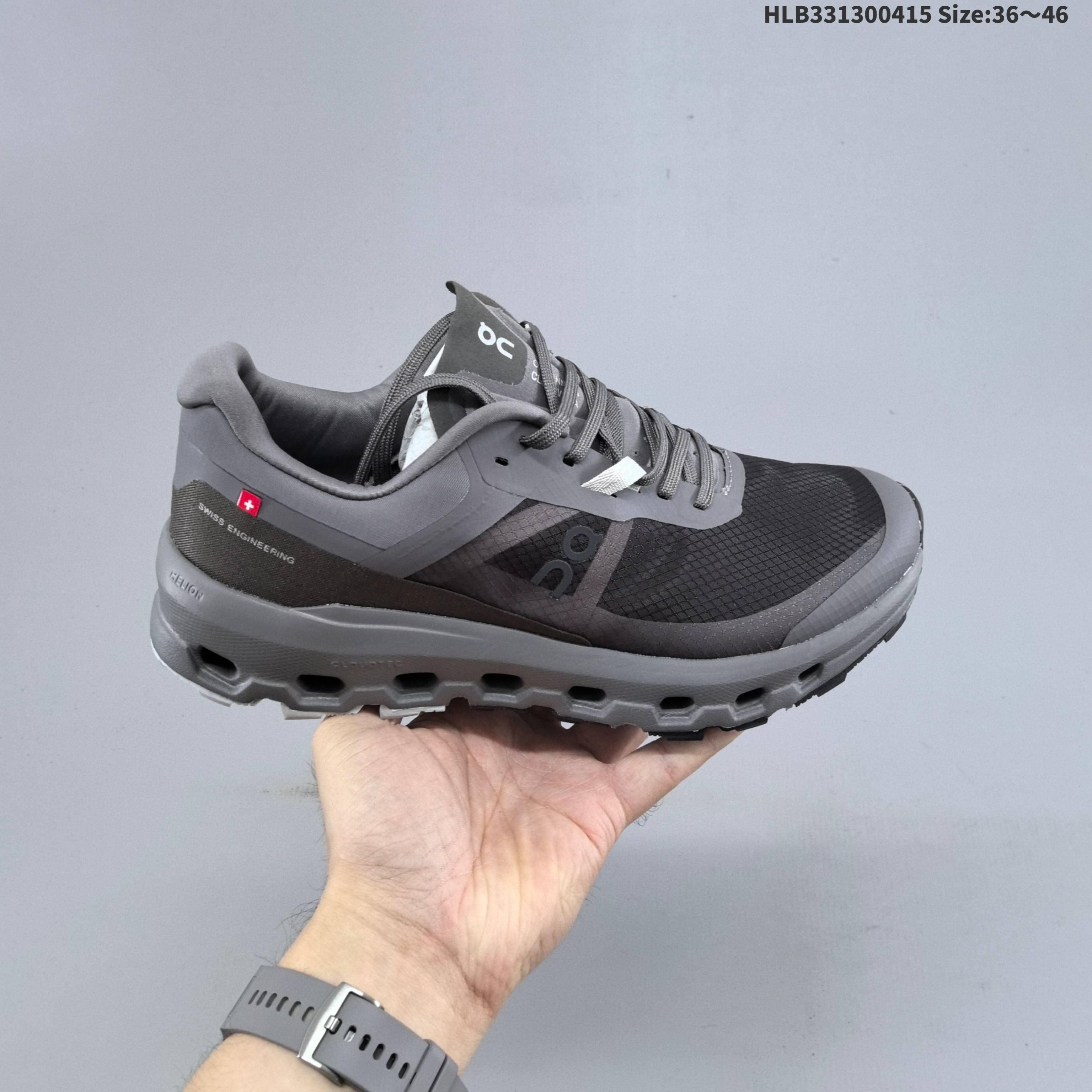 On Cloudvista 2 Black Dark Gray White EU 36-46 Trail Shoe Trail Running Sneakers - Unisex BS-69608