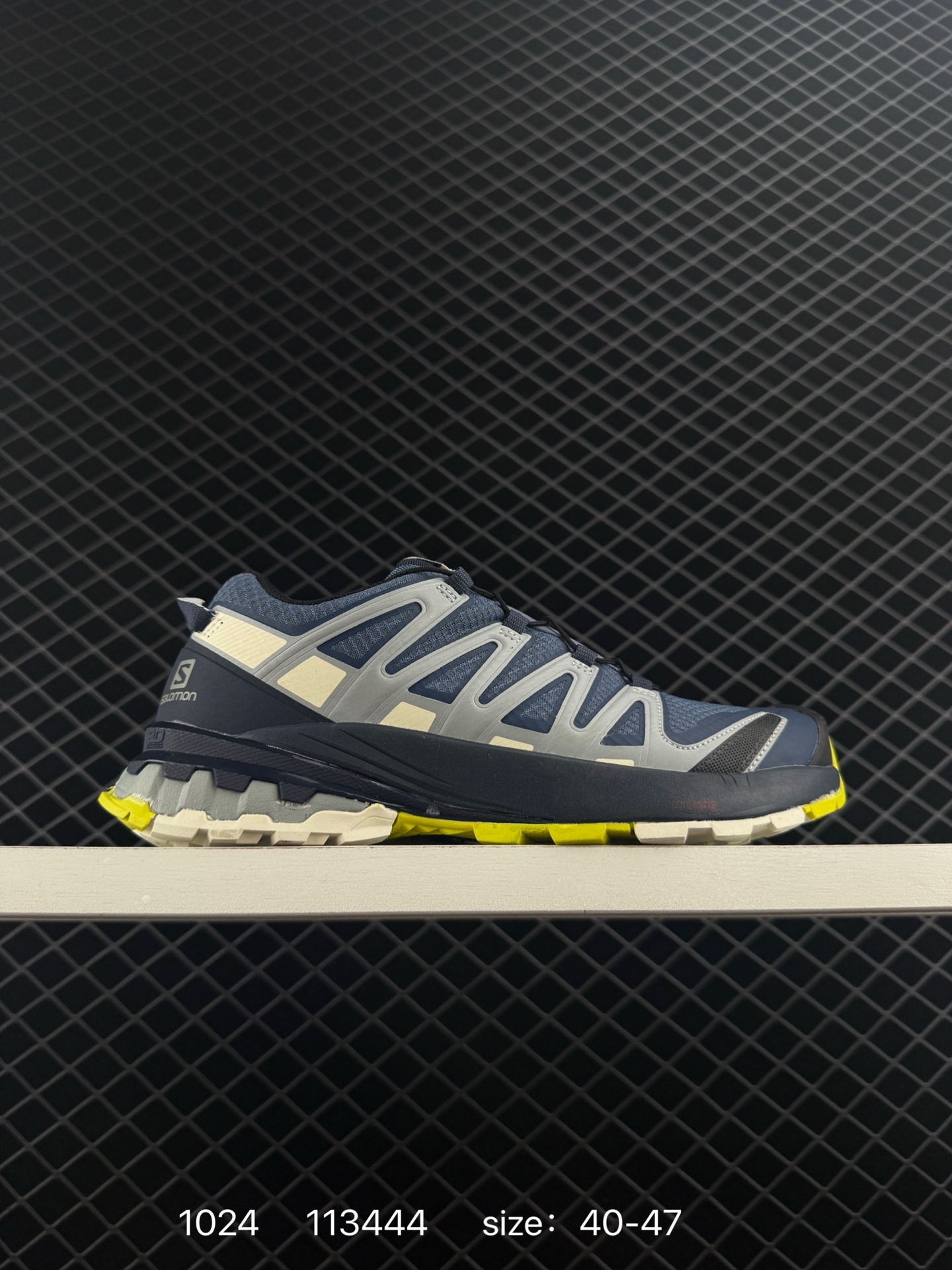 Salomon XT WHISPER VOID SENSIFIT 3 Navy Grey Yellow Black Orange EU 40-47 Trail Shoe Trail Running Sneakers - Men s BS-85948