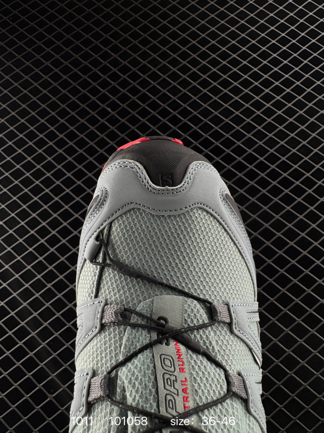 Salomon XA PRO 3D 478677 Grey Black Red 36-46 Trail Shoe Trail Running Sneakers - Unisex BS-85964
