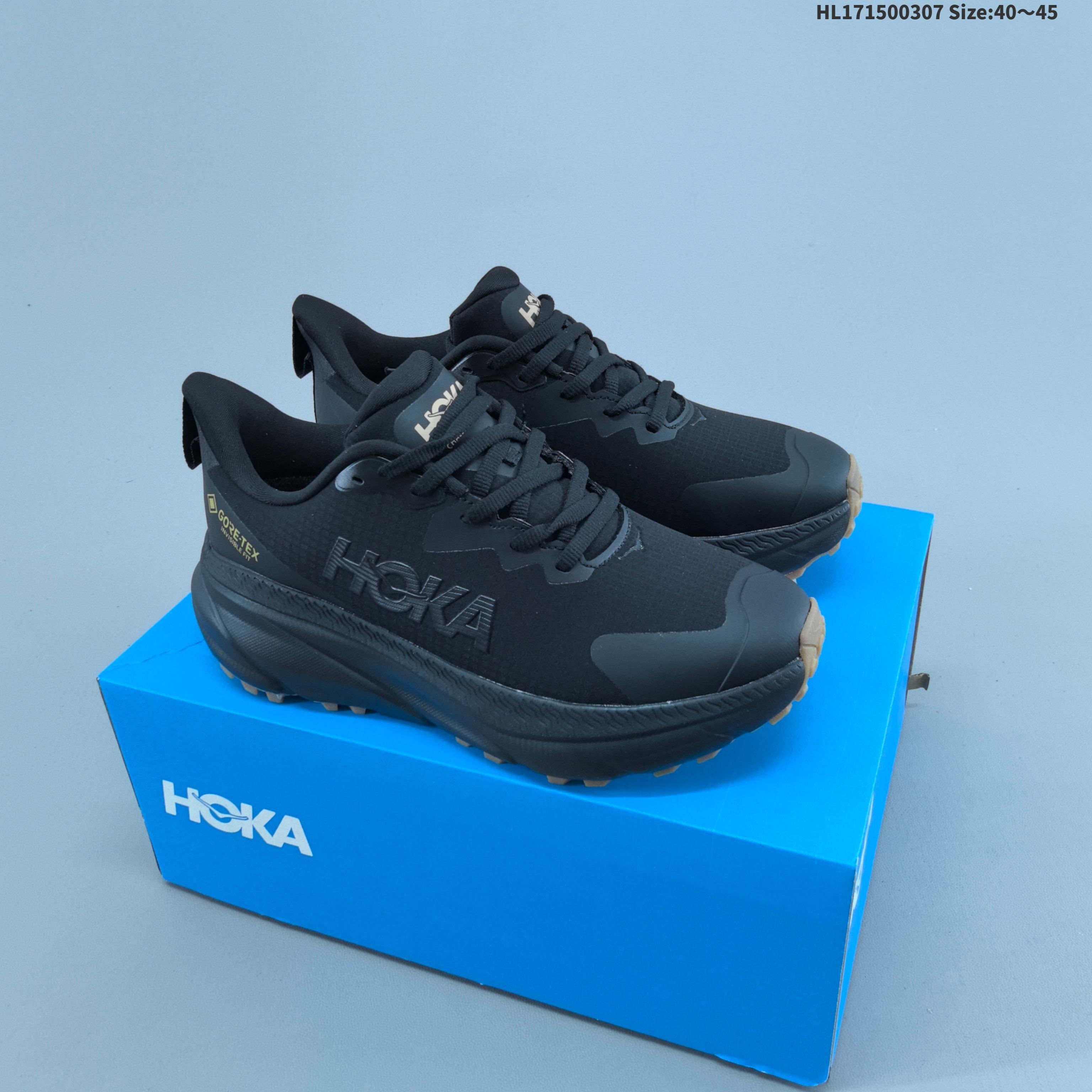HOKA Challenger ATR 7 GTX Black Gum EU 40-45 Trail Shoe Trail Running Sneakers - Men s BS-69386