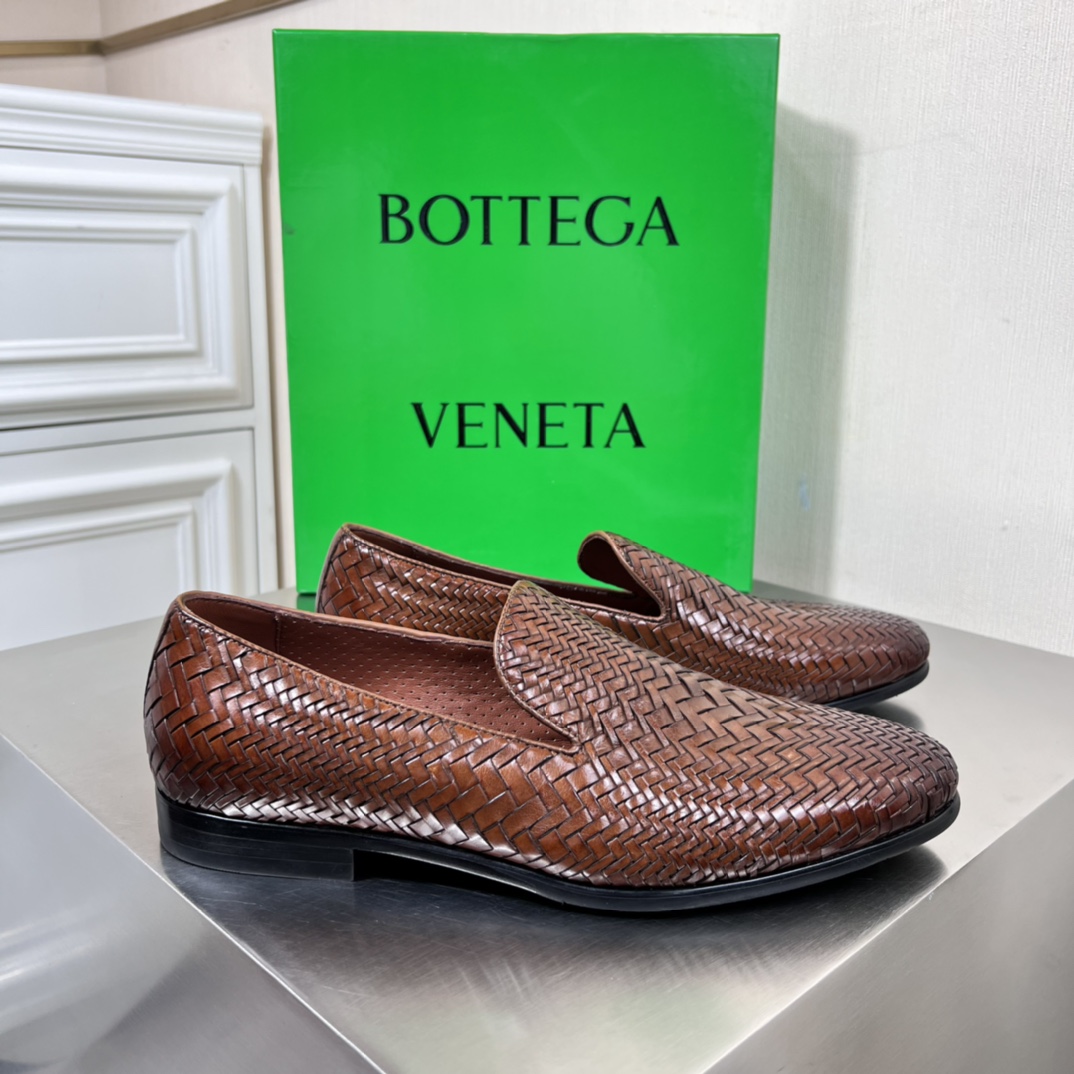 bottega veneta shoe Bott*V (Bottpie's) top luxury model! High-end men's business casual leather — AAA Quality Replica