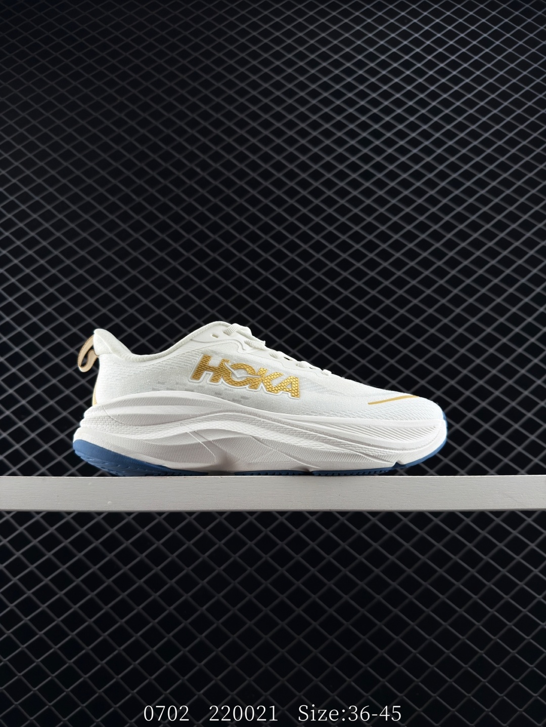 HOKA ONE ONE Skyflow White Gold Blue EU 36-45 Running Shoe Running Sneakers - Unisex BS-86575