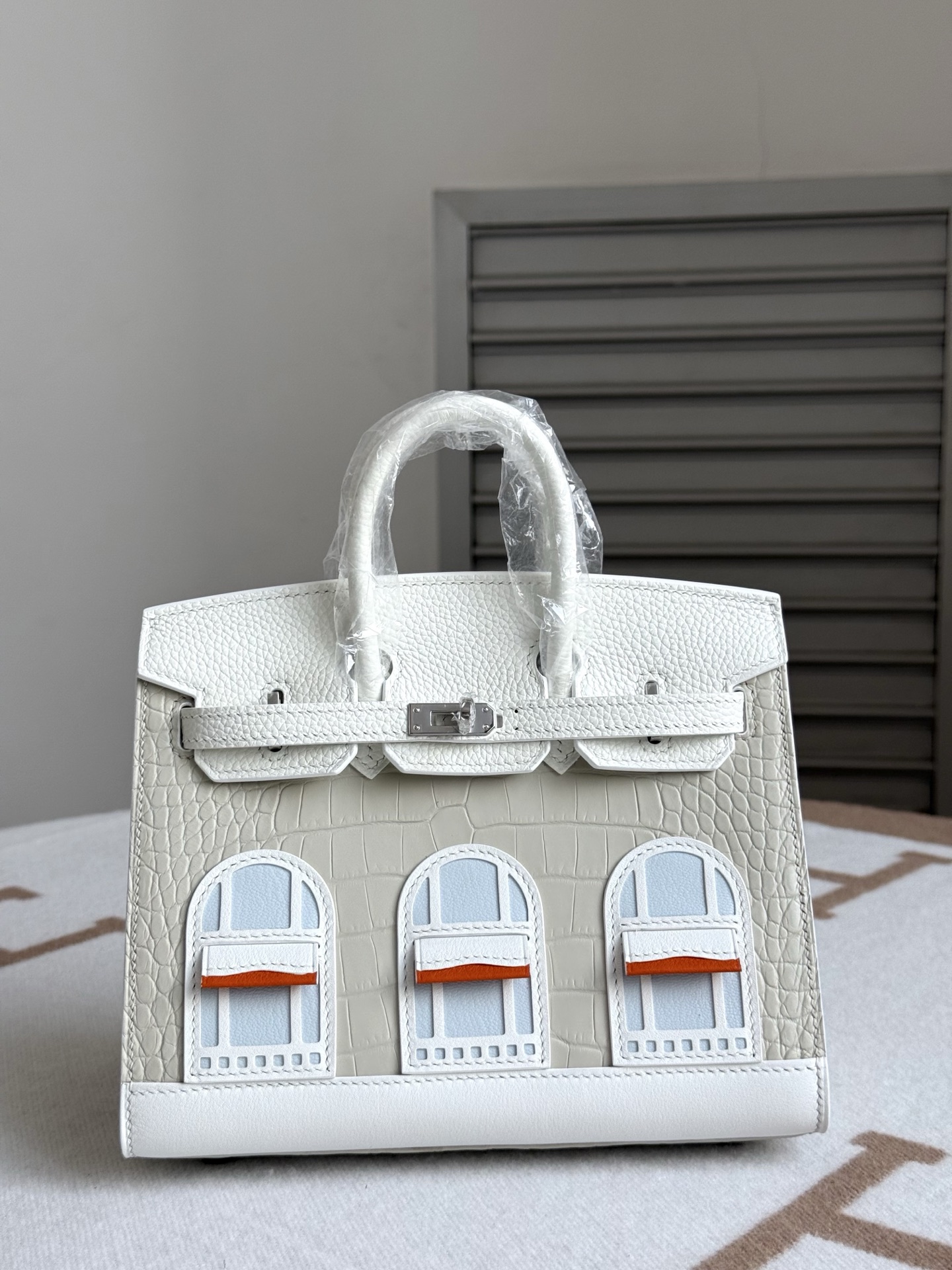 Hermes bag The house is covered with platinum 20 CM Chuxue Spot texture matte American crocodile, — 1:1 Replica For Sale