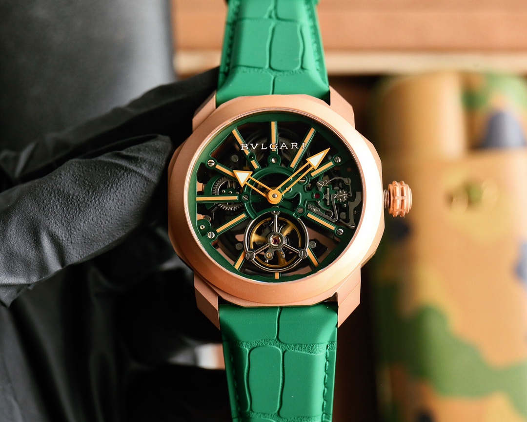 Bvlgari Watches BVLGARI Octo Roma, Bvlgari OCTO 44mm DLC — AAA Quality Replica