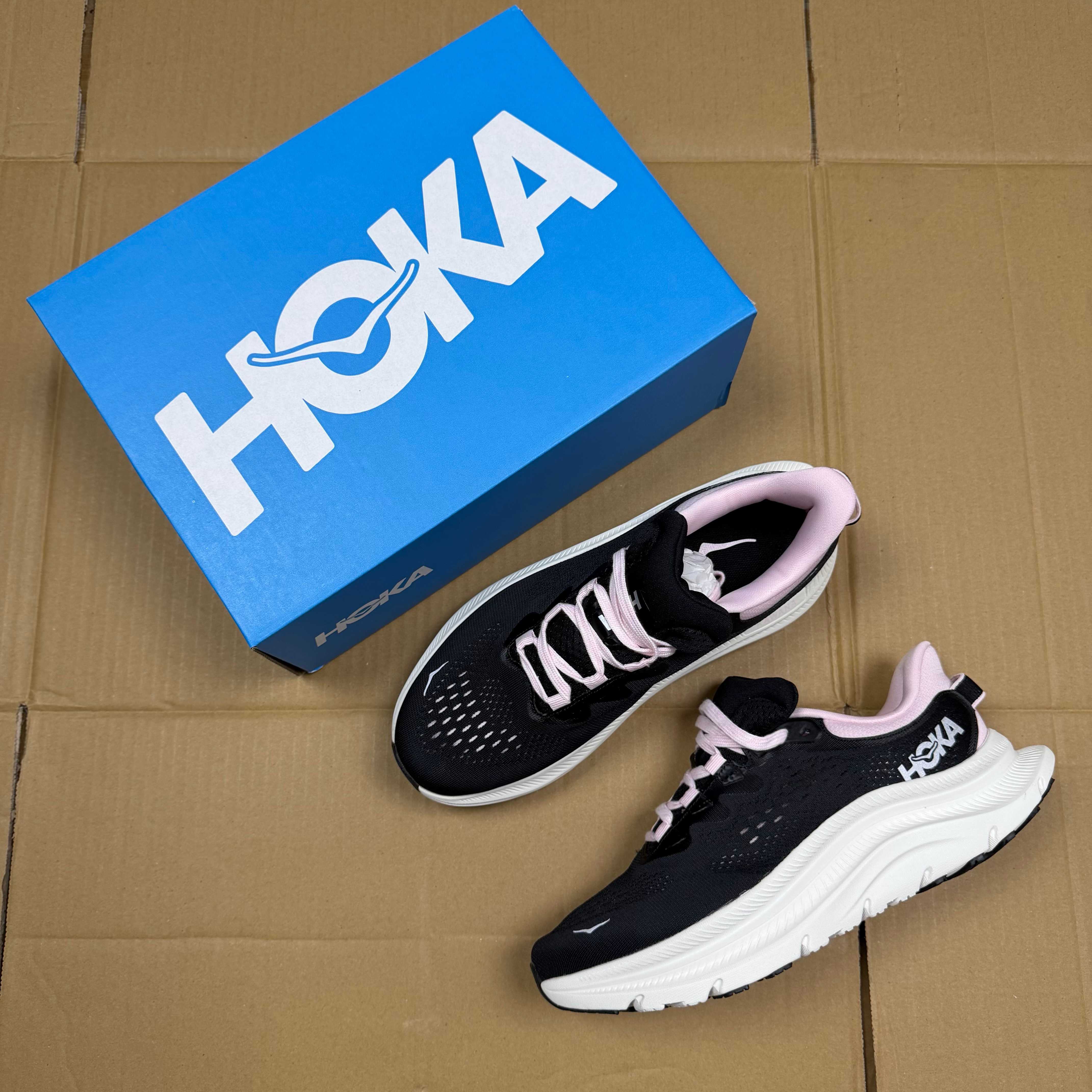 HOKA Kawana 2 Black Pink White Running Shoe Running Sneakers BS-86917