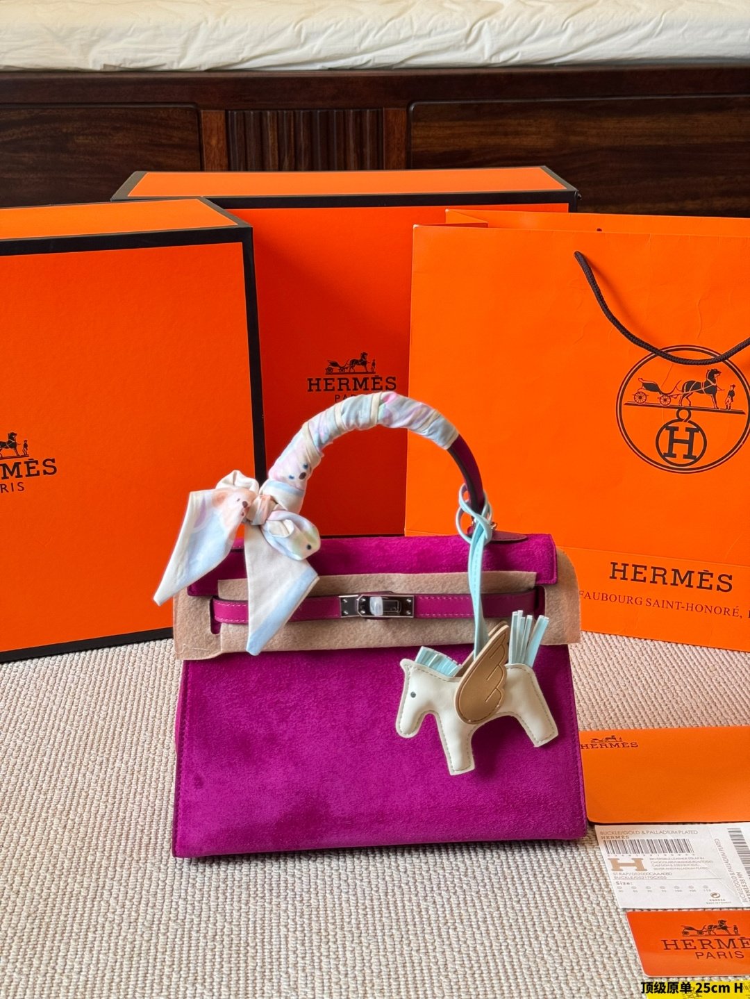 Hermes bag Top quality original top layer leather