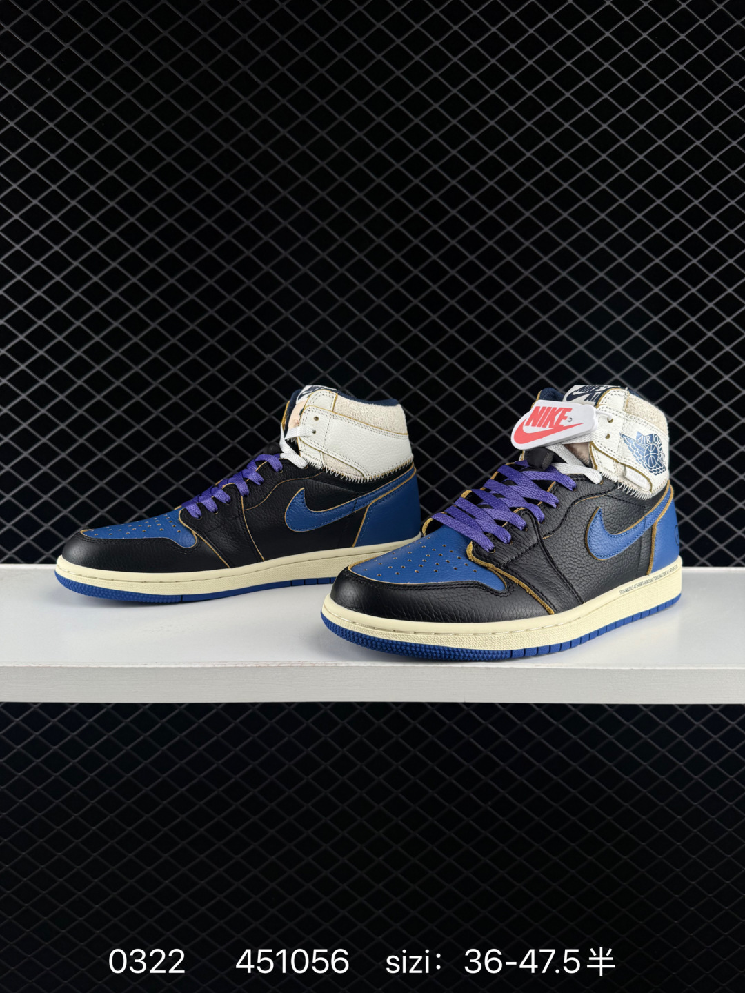 Union LA x Fragment Design x Air Jordan 1 Retro High OG "Sport Royal" AIR JORDAN — Premium Replica