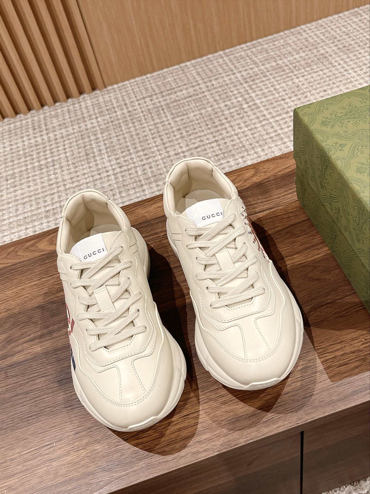 Gucci women's shoes +10 𝗚𝘂𝗰𝗰𝗶# Rhyton 5cm — 1:1 Replica For Sale
