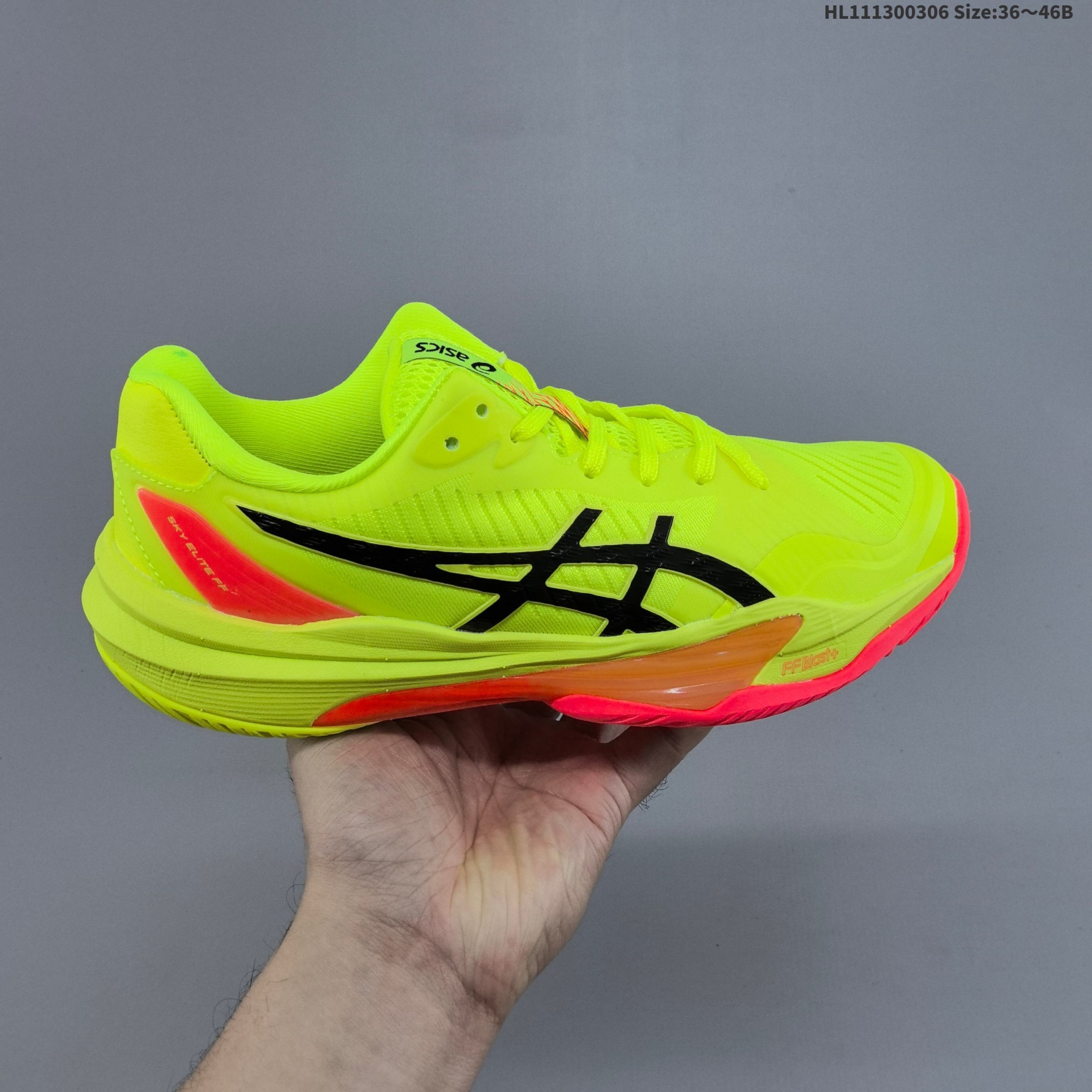 ASICS Sky Elite FF MT 3 Neon Yellow Black Coral Pink EU 36-46 Training Shoe Training Sneakers Unisex BS-69015